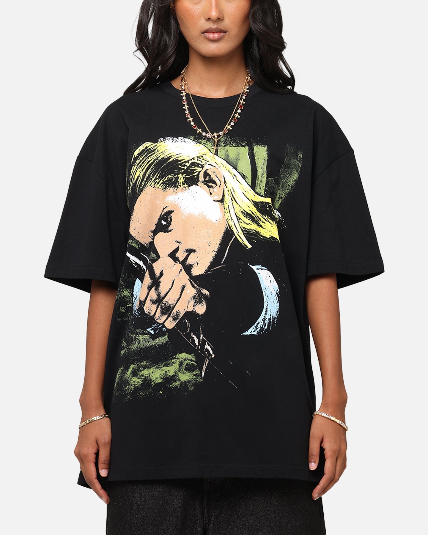 American Thrift X The Lord Of The Rings Legolas Heavy T-Shirt Black Style001