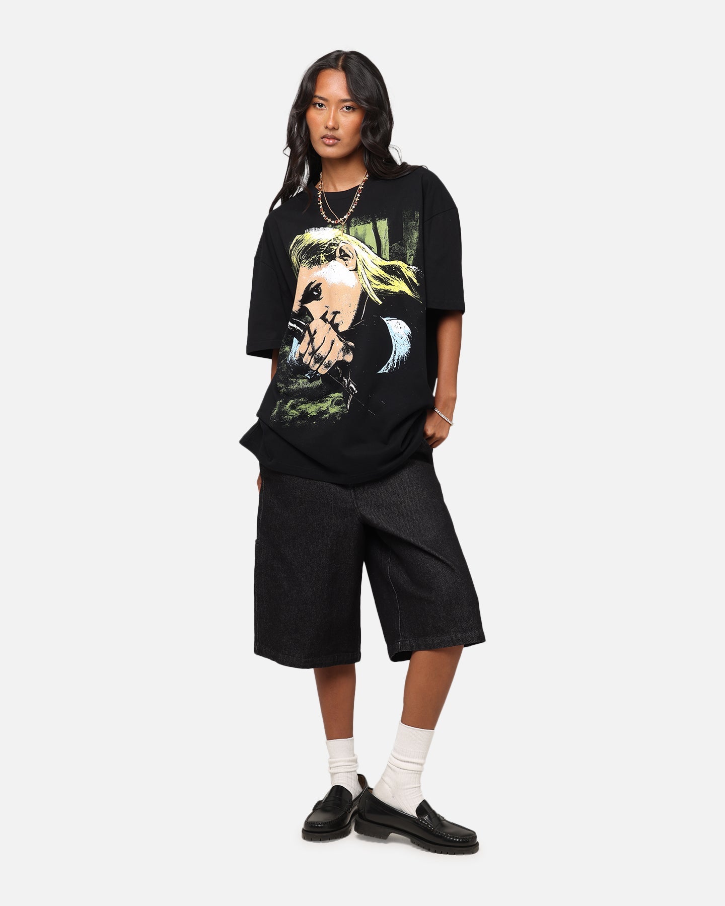 American Thrift X The Lord Of The Rings Legolas Heavy T-Shirt Black Style001