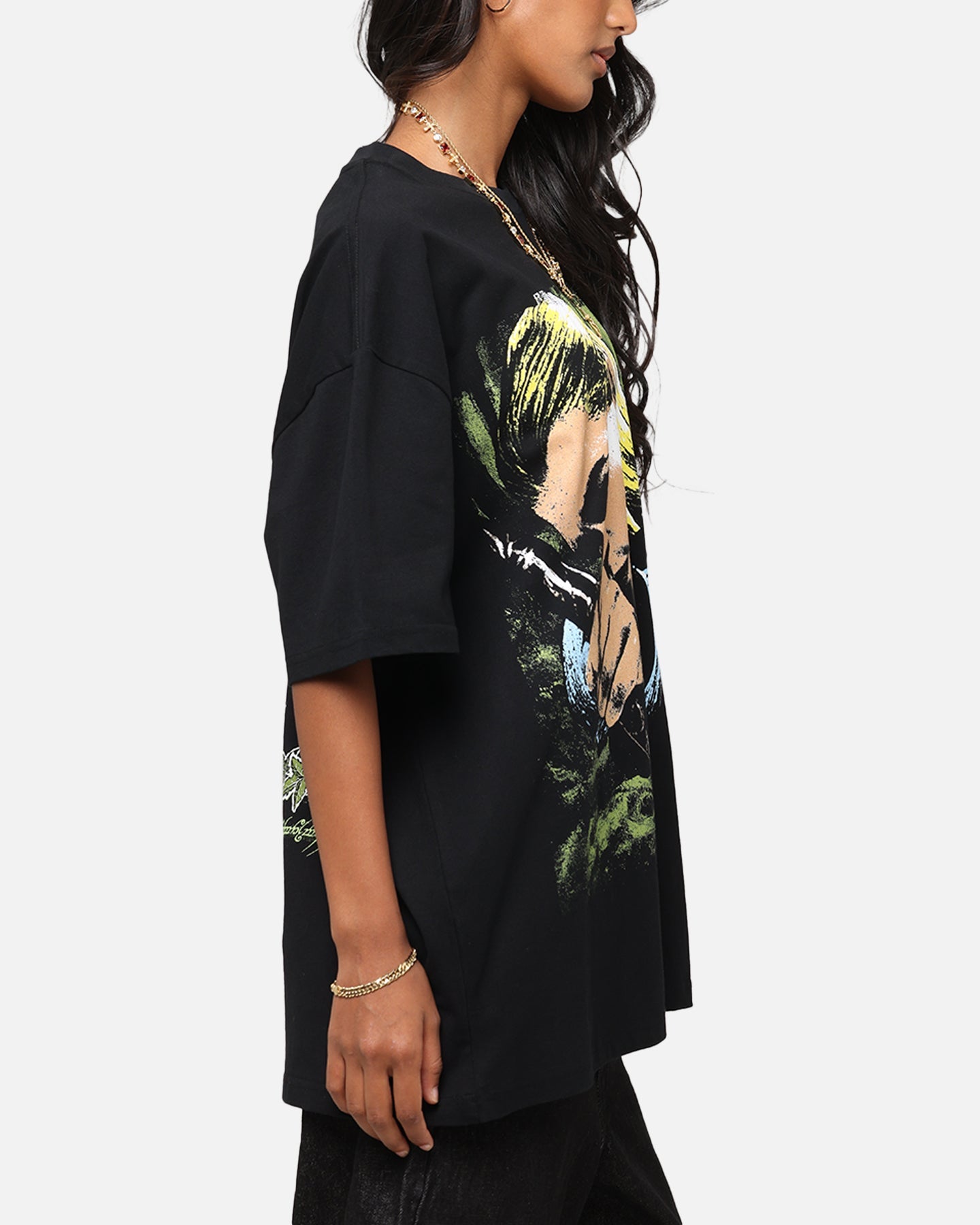 American Thrift X The Lord Of The Rings Legolas Heavy T-Shirt Black Style001