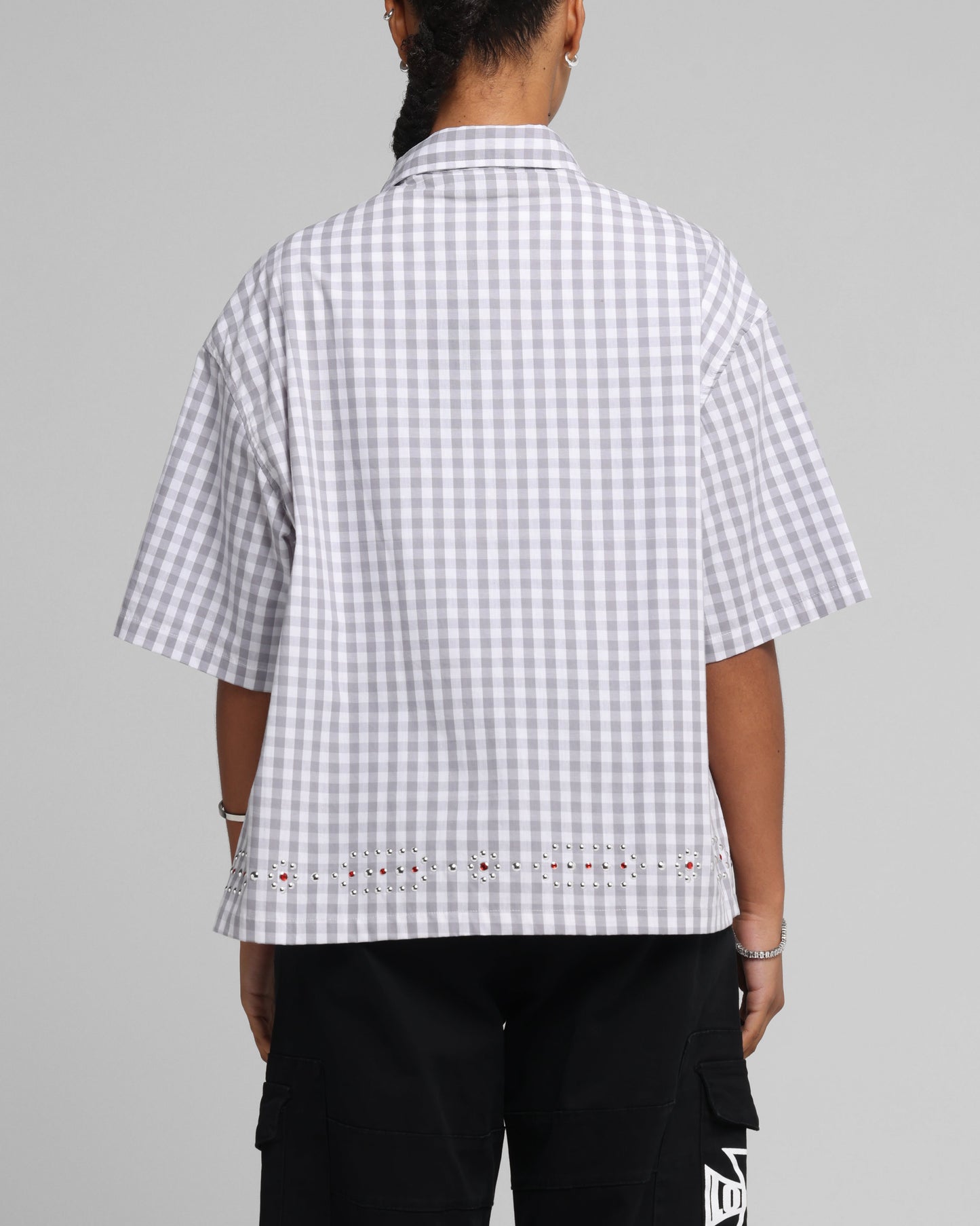 Loiter Western Button Up Shirt Check Style001