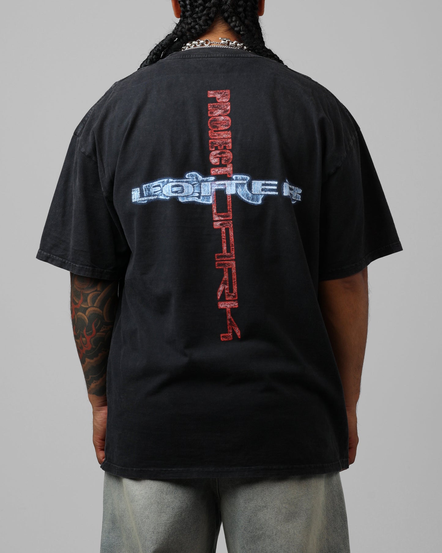 Loiter Void Vintage T-Shirt Black Wash Style002