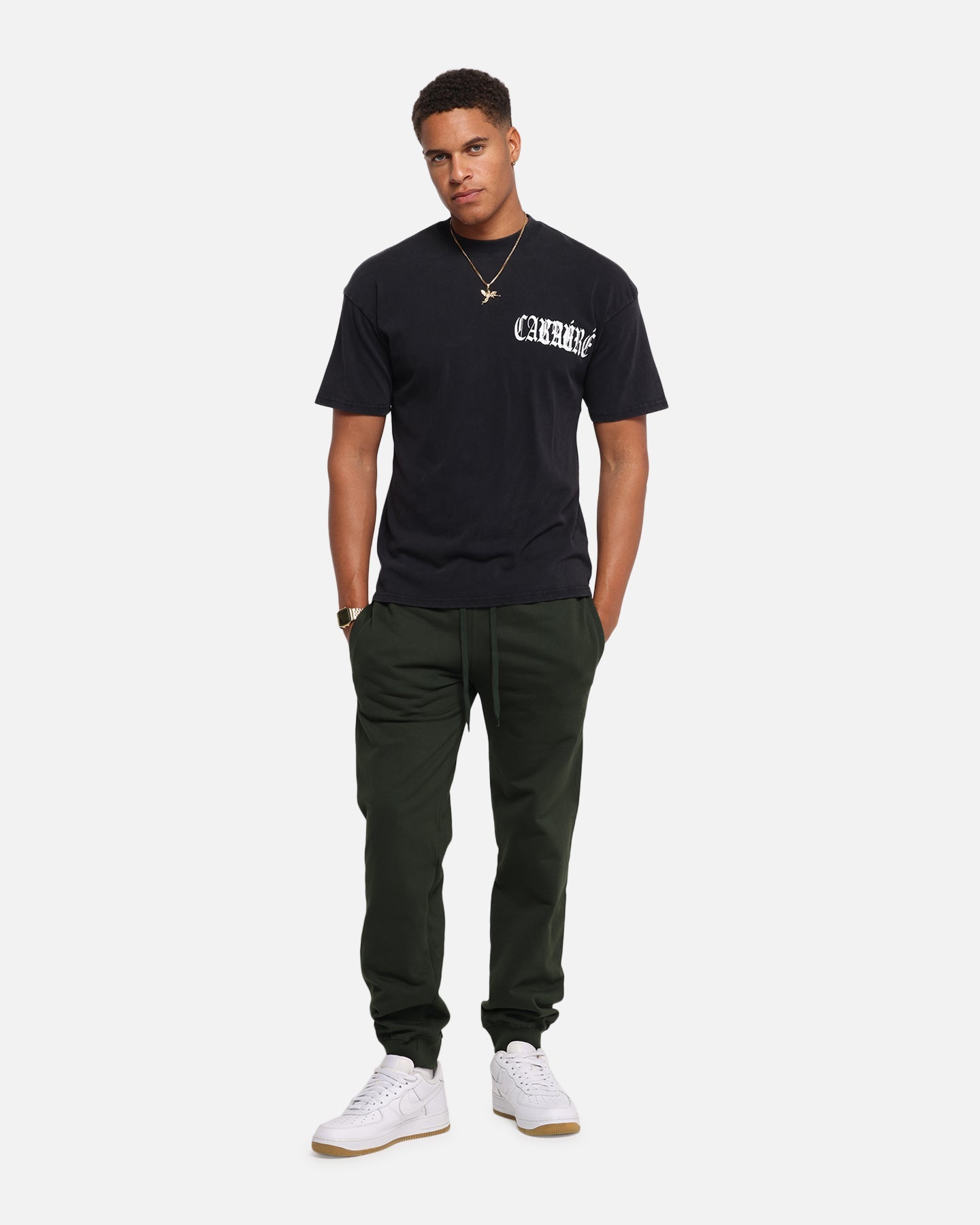 Carre Bulldog T-Shirt Black Acidwash