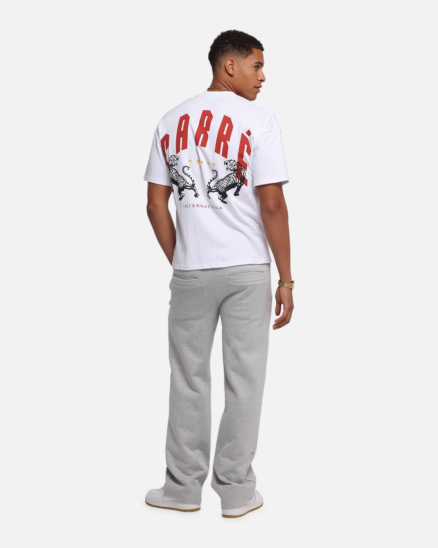 Carre Tiger Glow T-Shirt White