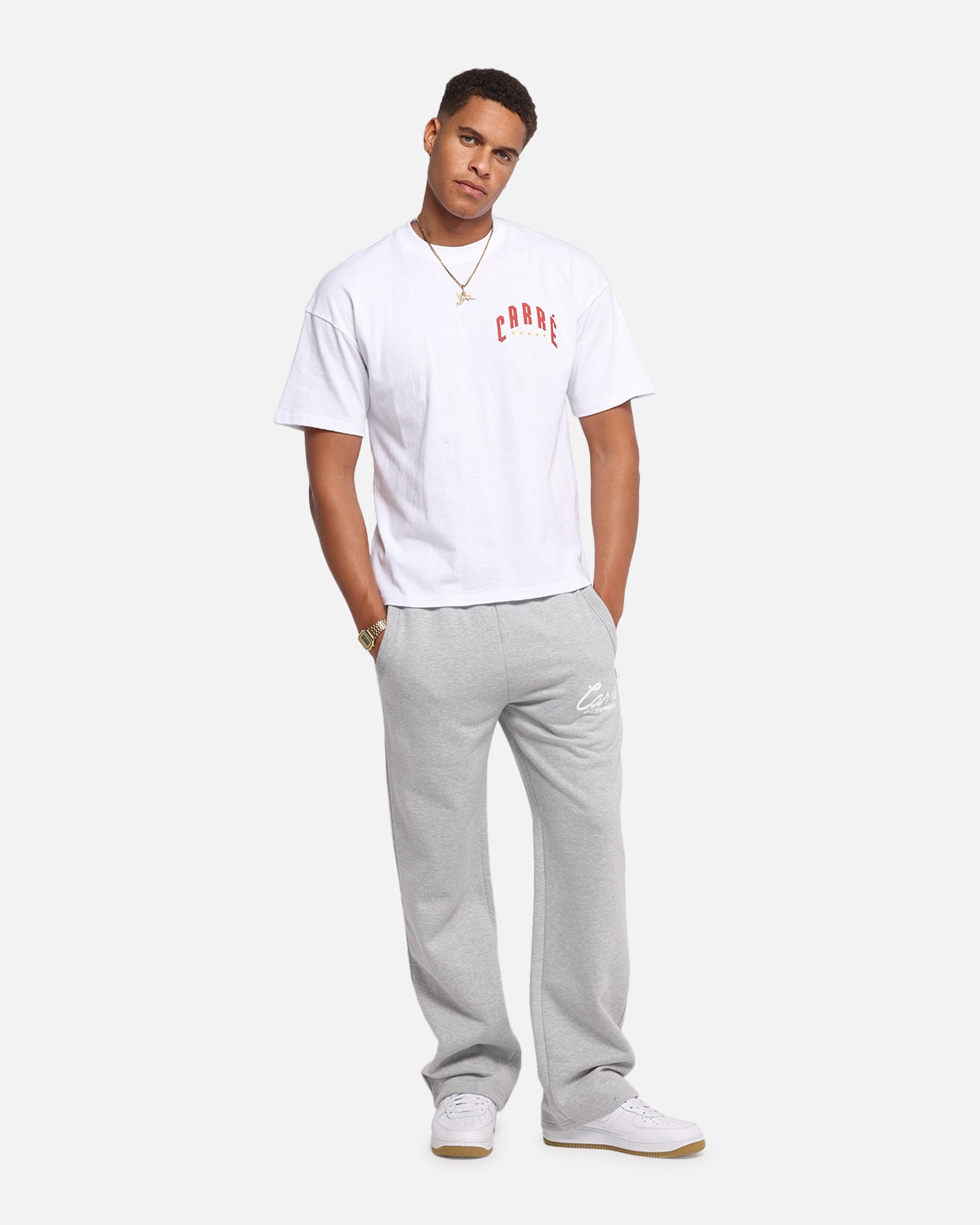 Carre Tiger Glow T-Shirt White