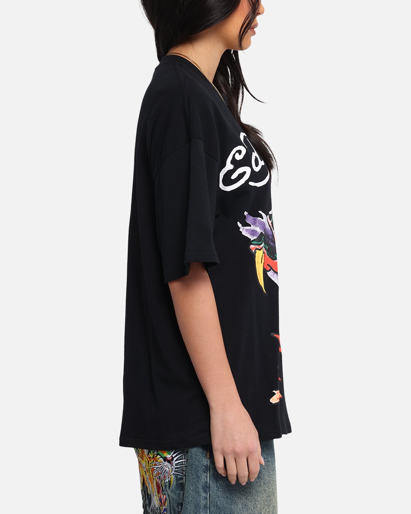 Ed Hardy Lightning T-Shirt Black Style001
