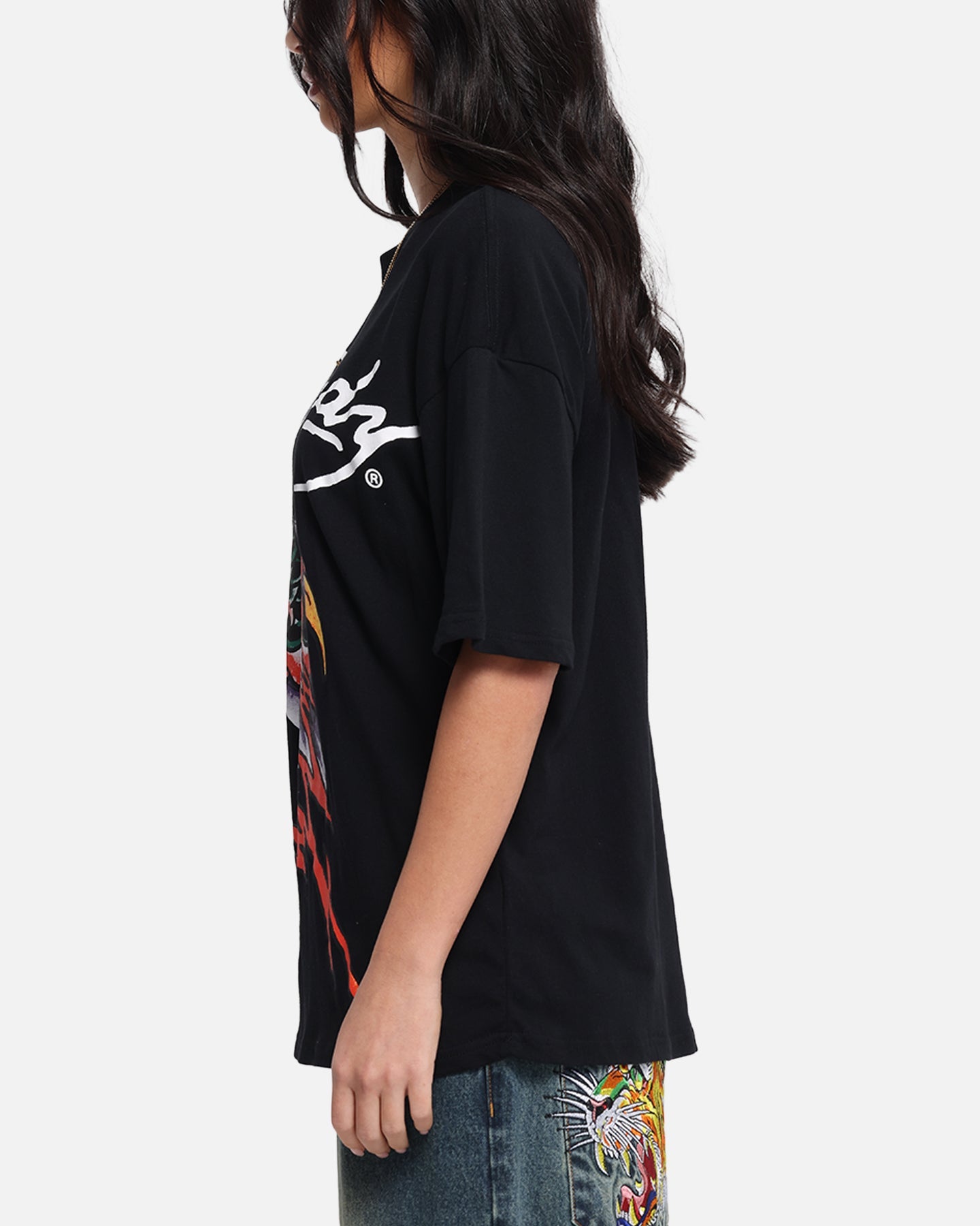 Ed Hardy Lightning T-Shirt Black Style001