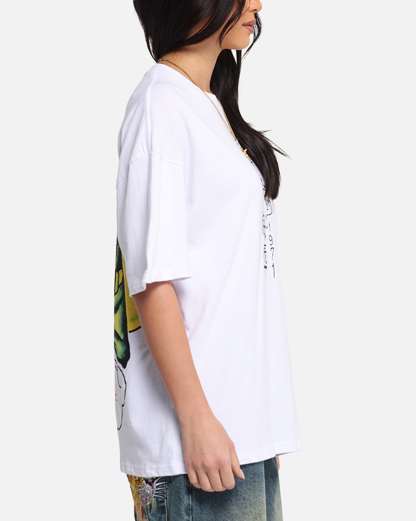 Ed Hardy Skull Sovereign T-Shirt White Style001