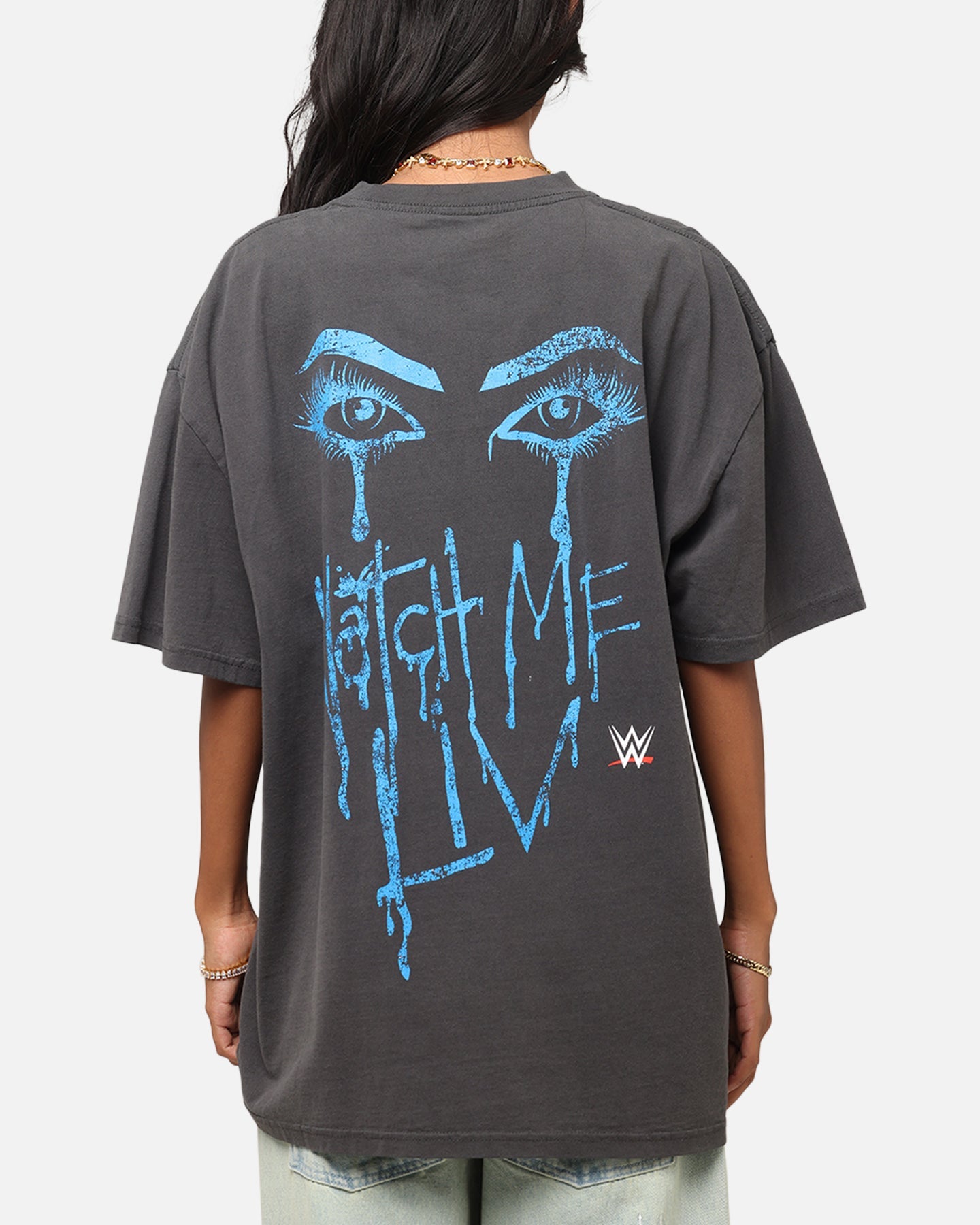 Culture Kings X WWE Liv Morgan Heavy T-Shirt Black Wash Style001