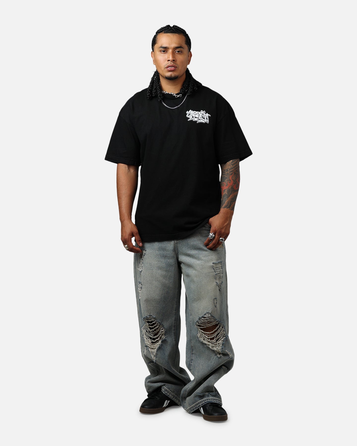 Carre Tagged T-Shirt Black