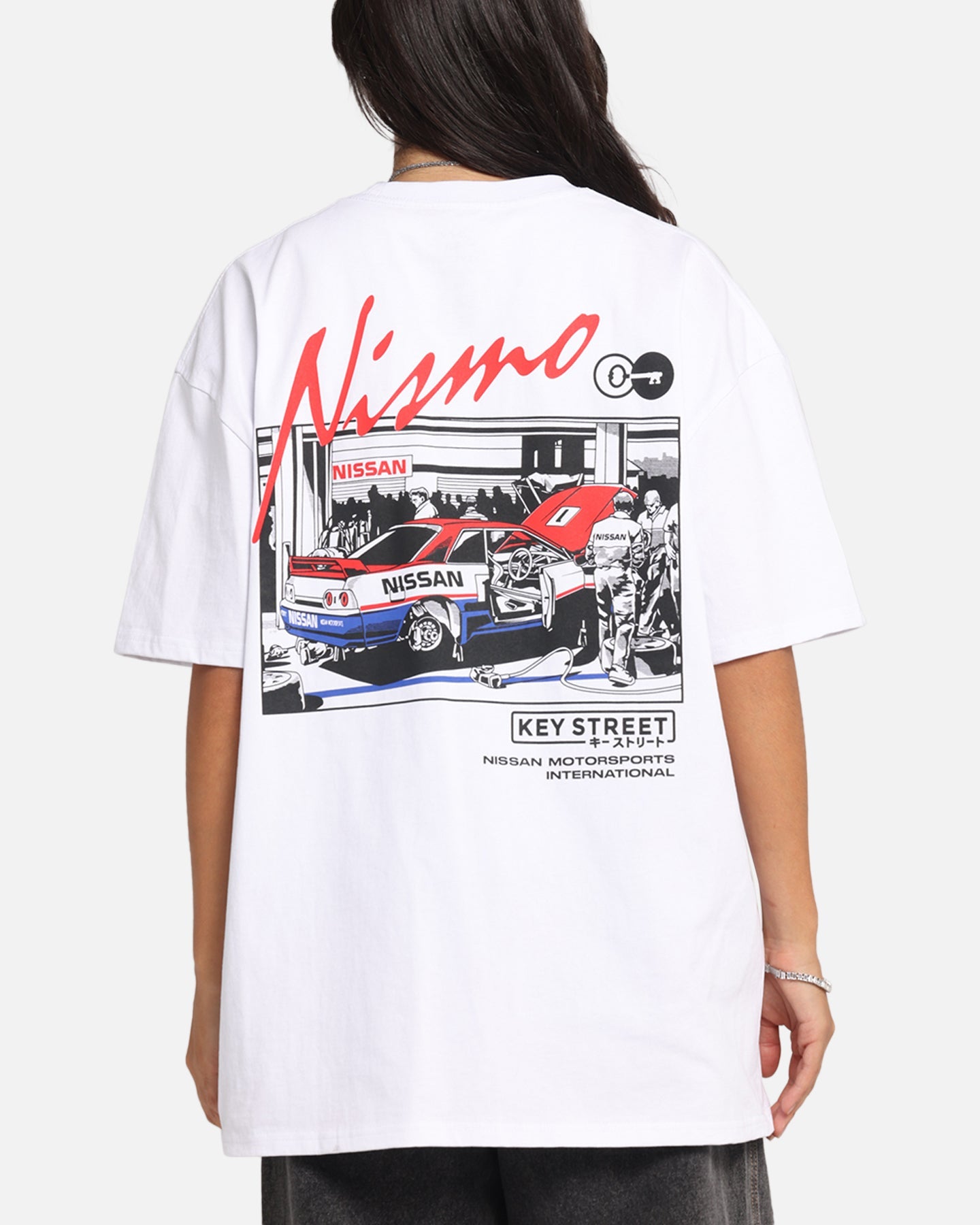 Key Street Bathurst Pits T-Shirt White Style001