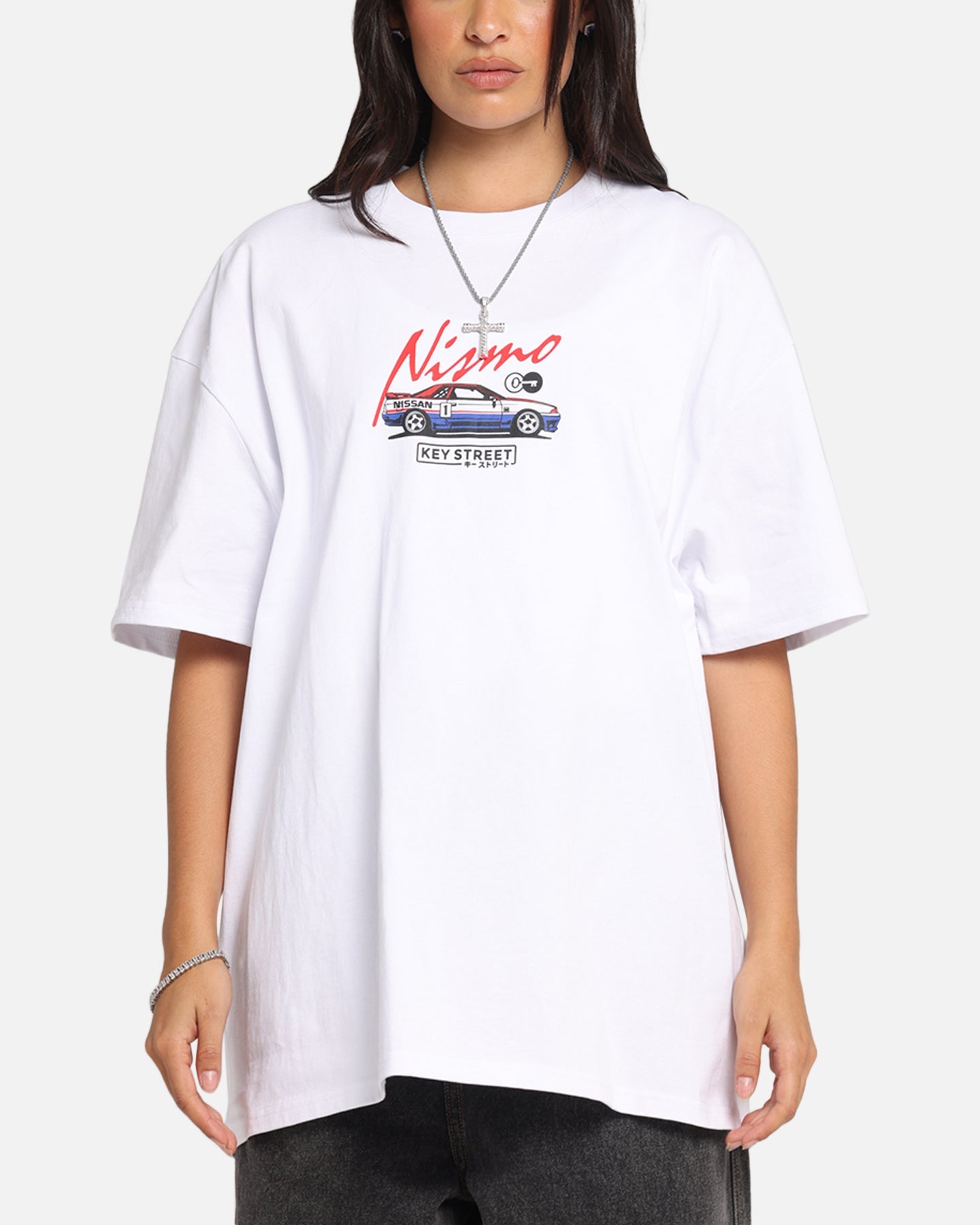 Key Street Bathurst Pits T-Shirt White Style001