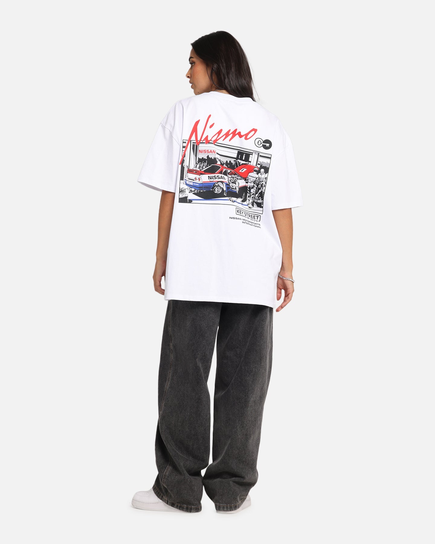Key Street Bathurst Pits T-Shirt White Style001