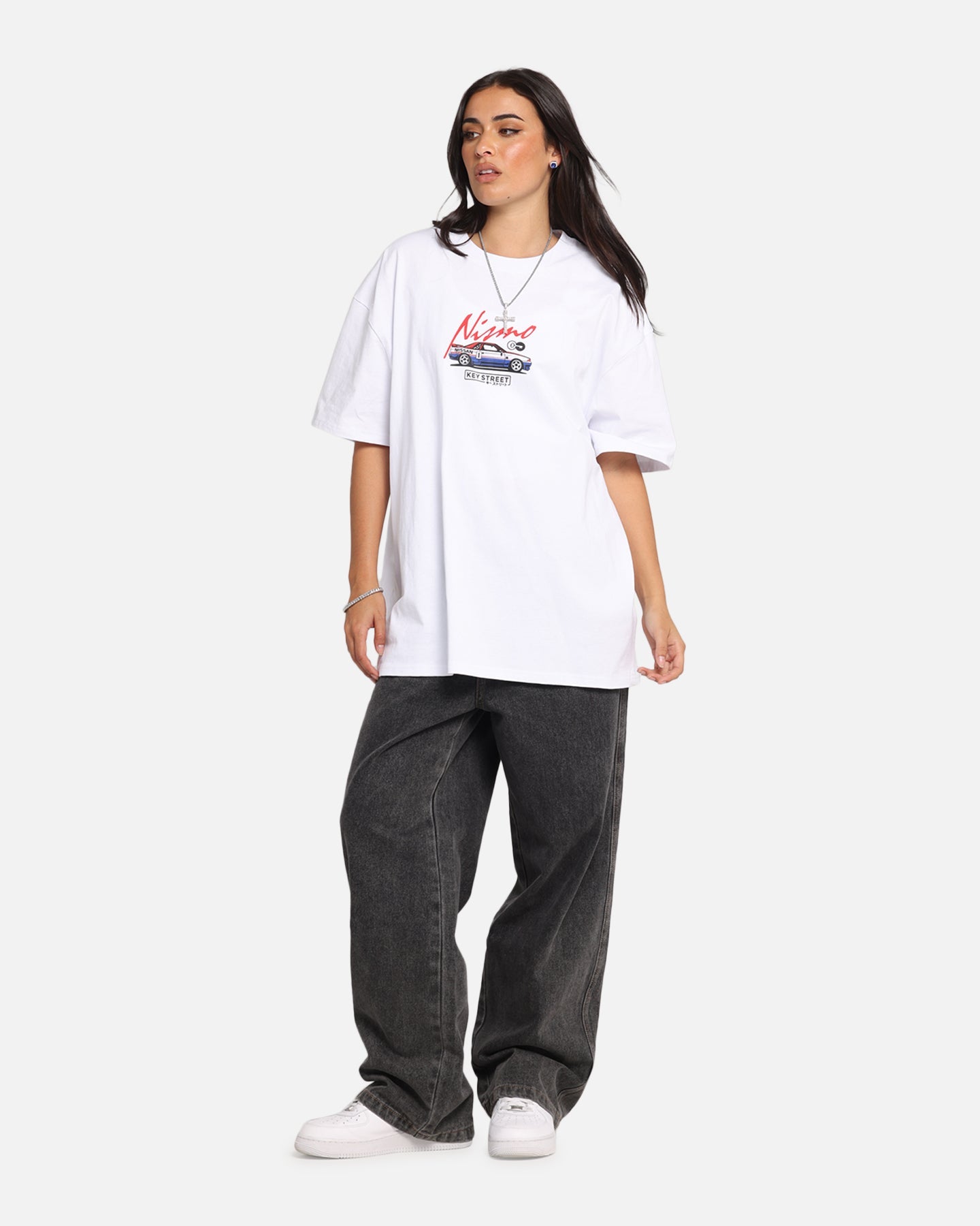 Key Street Bathurst Pits T-Shirt White Style001