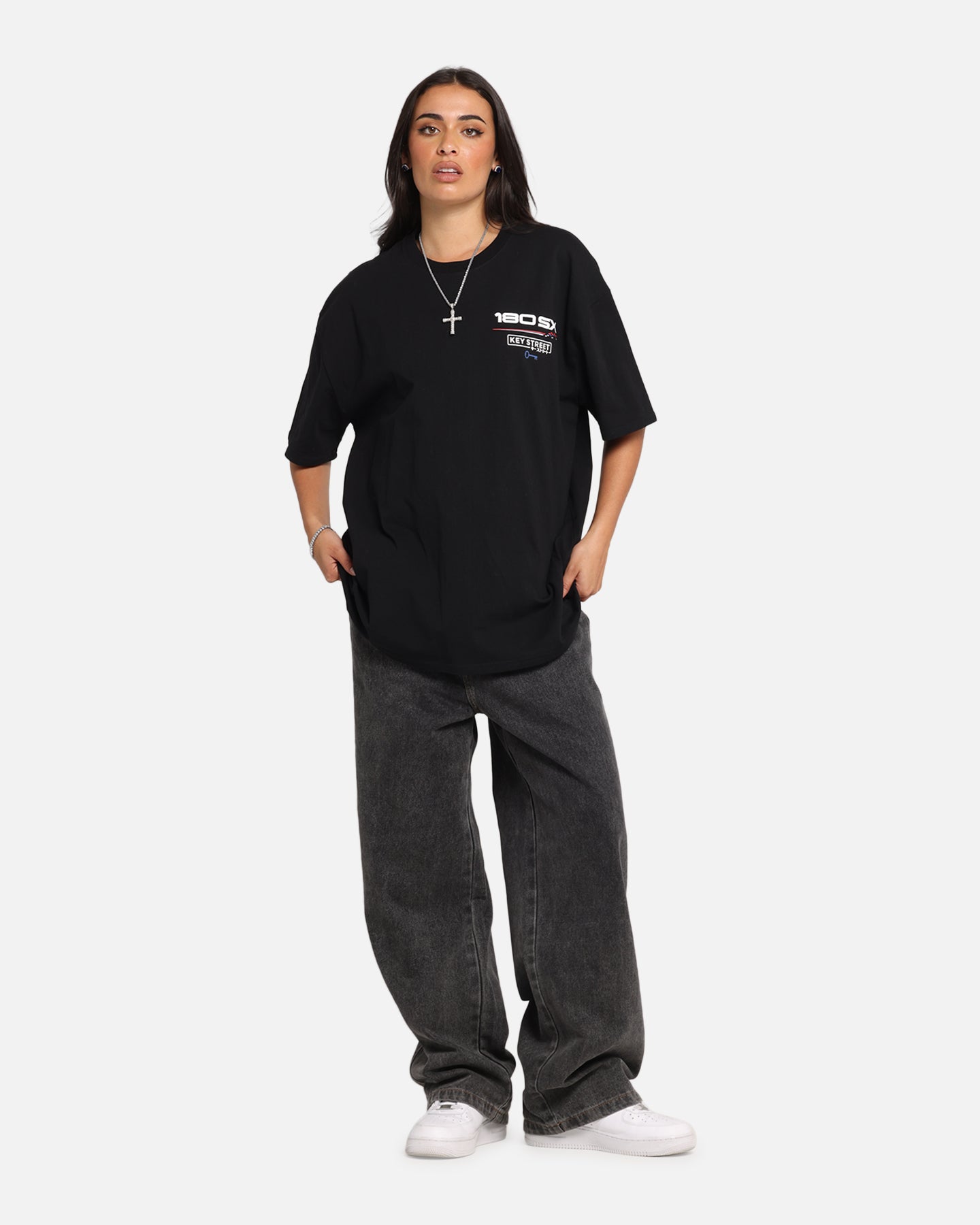 Key Street Nismo 180SX T-Shirt Black Style001