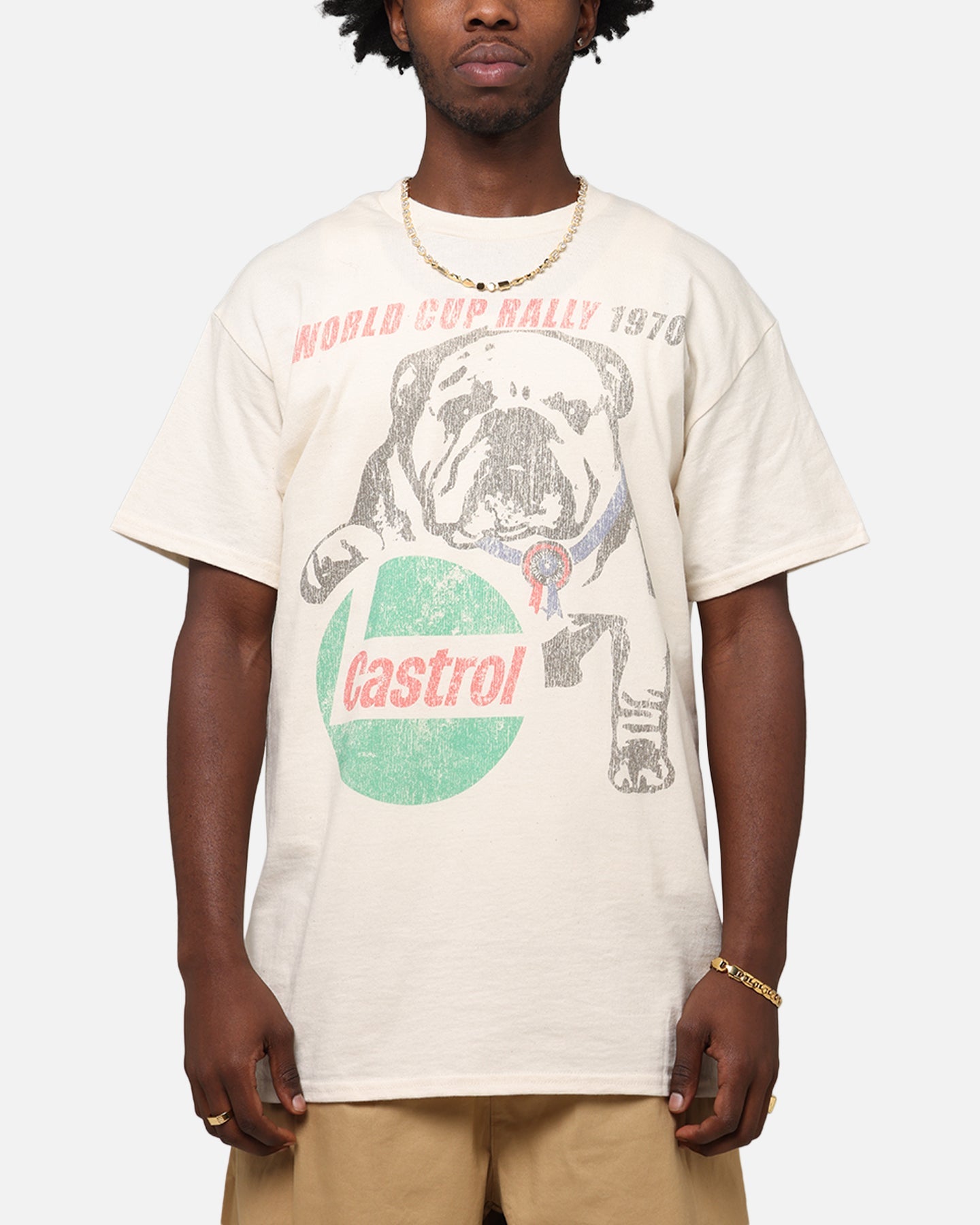 Castrol World Cup Rally T-Shirt Natural