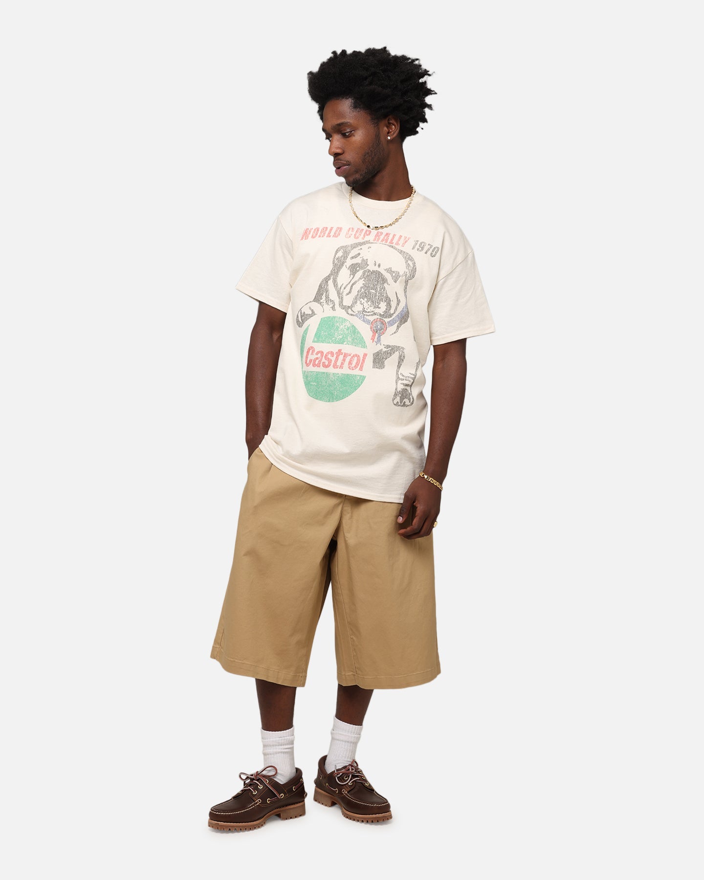 Castrol World Cup Rally T-Shirt Natural
