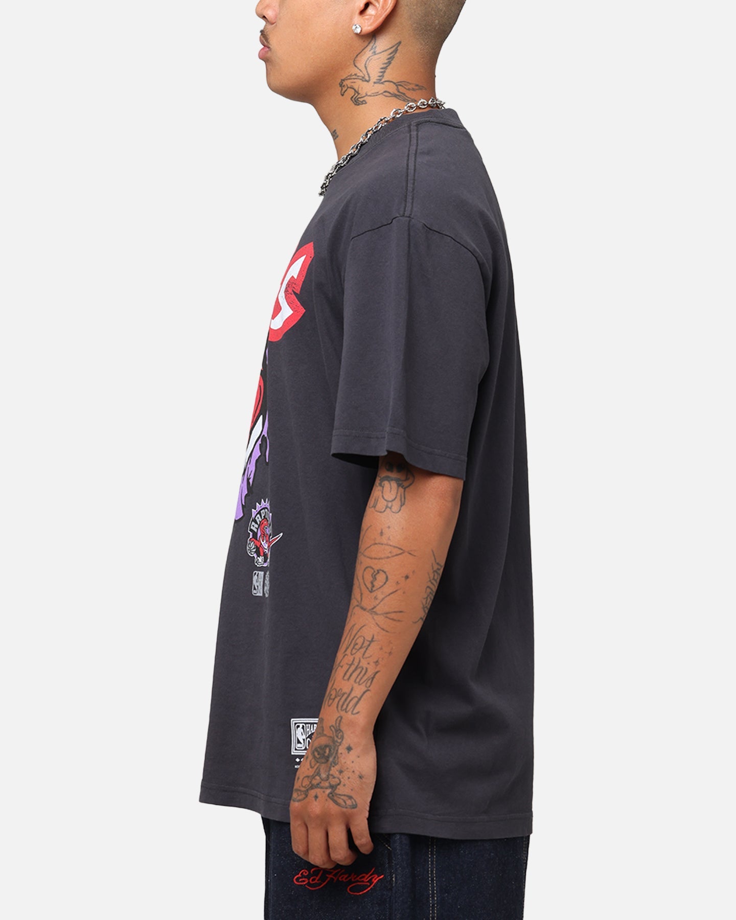 Mitchell & Ness Toronto Raptors T-Shirt Faded Black