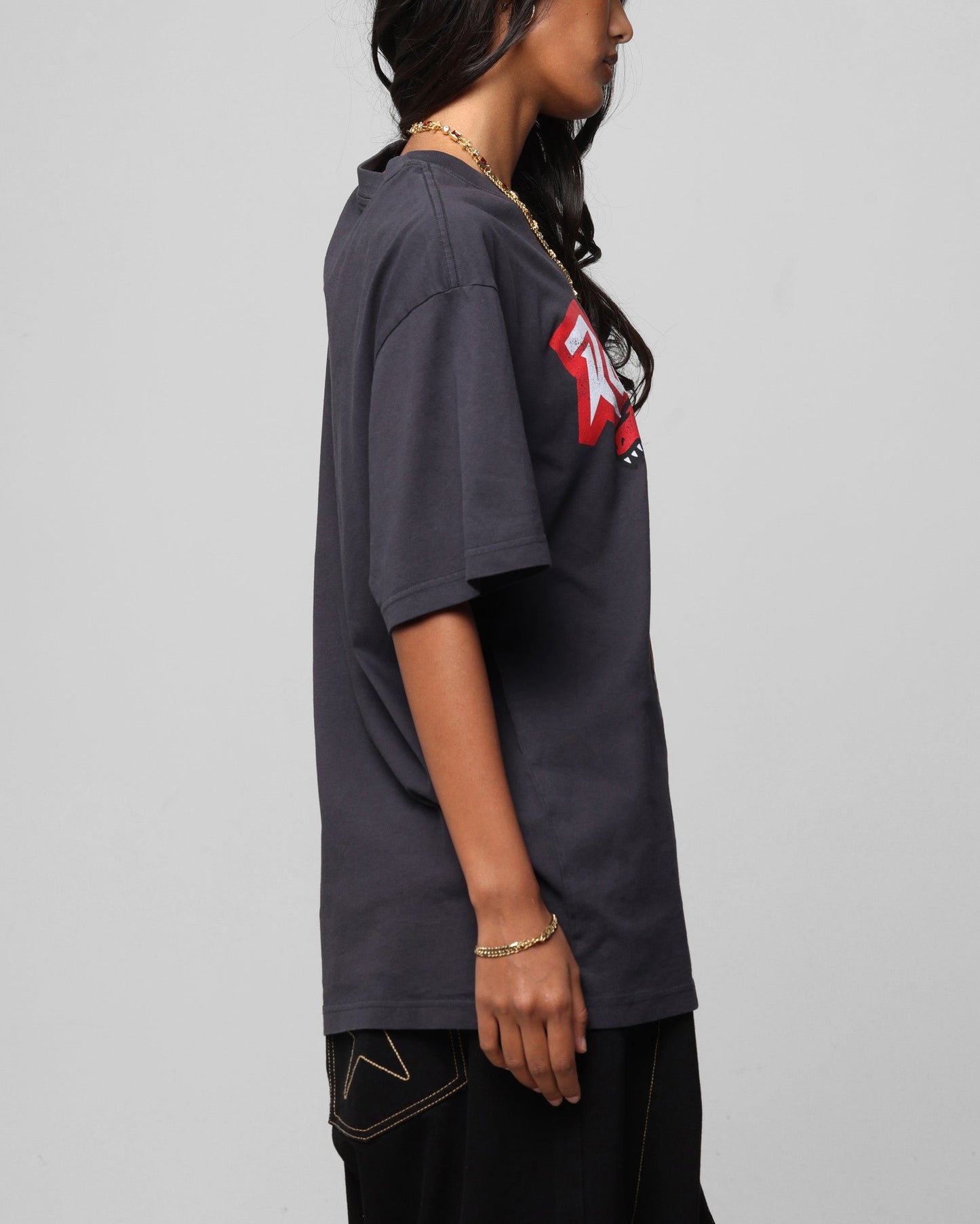 Mitchell & Ness Toronto Raptors T-Shirt Faded Black Style001