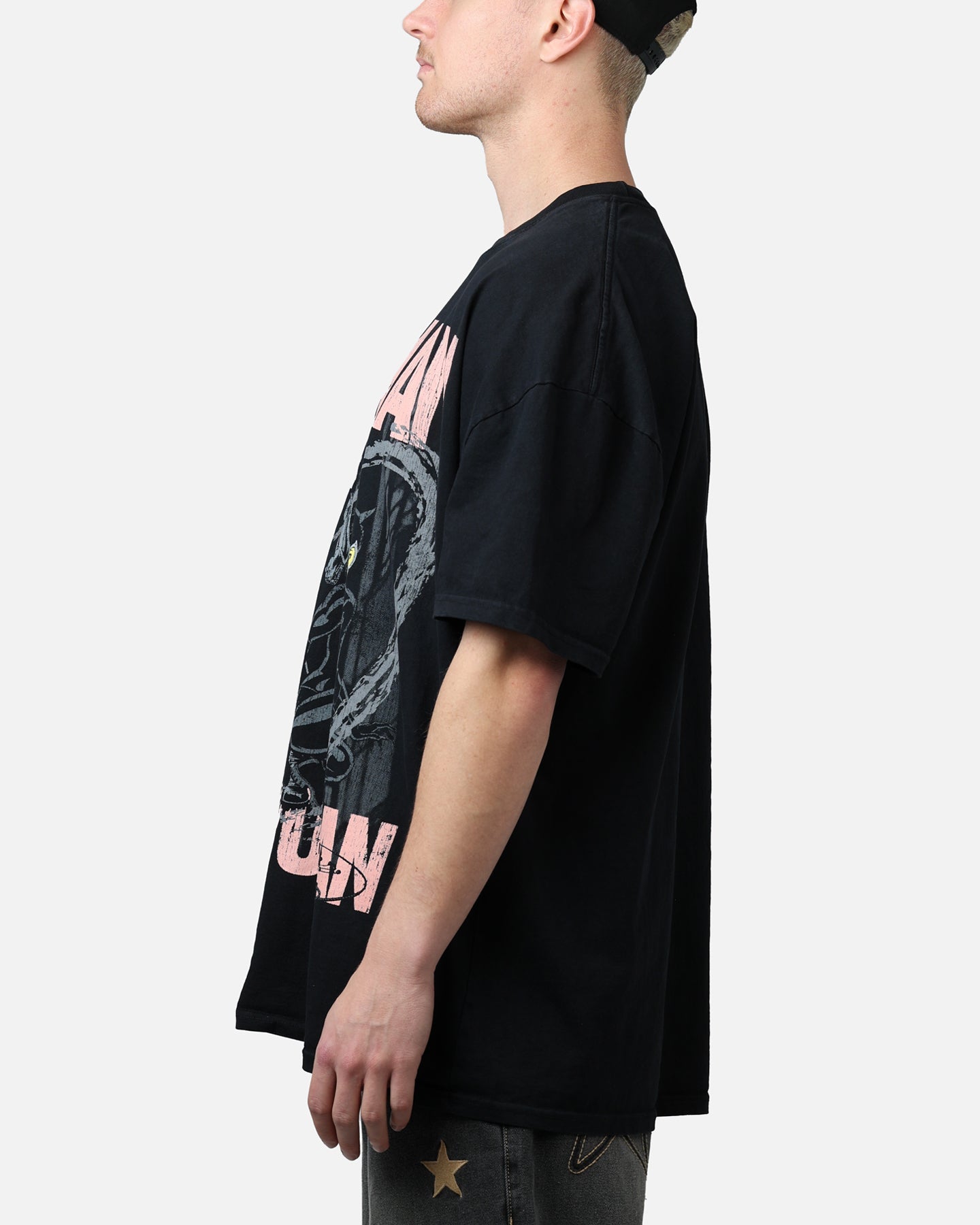Goat Crew X DC Batman Batman & Catwomen Heavyweight T-Shirt Black