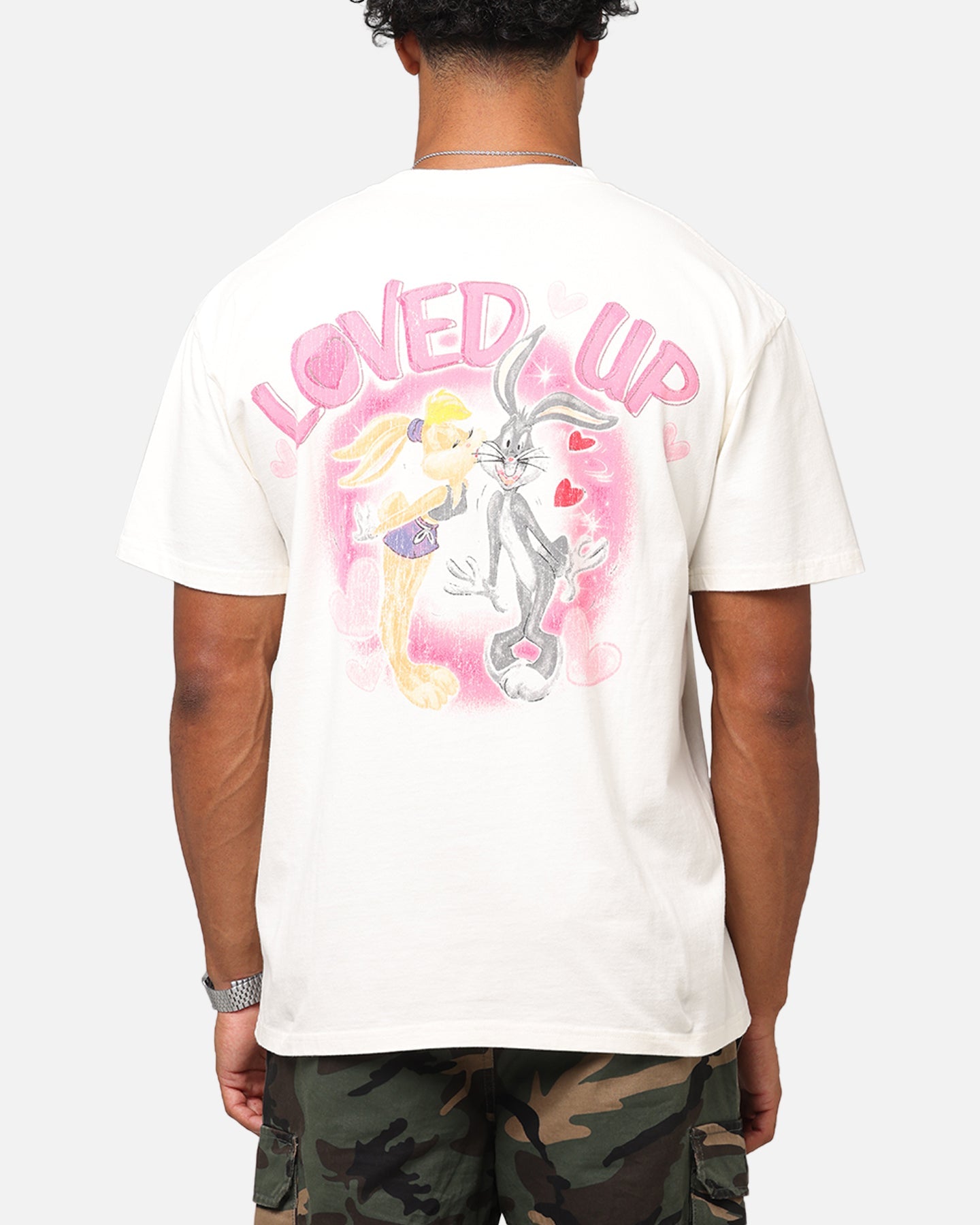 Goat Crew X Warner Bros. Looney Tunes In Love Looney Heavyweight T-Shirt Off White