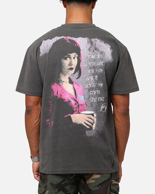 American Thrift X Scott Pilgrim Ramona & Scott Heavyweight T-Shirt Black
