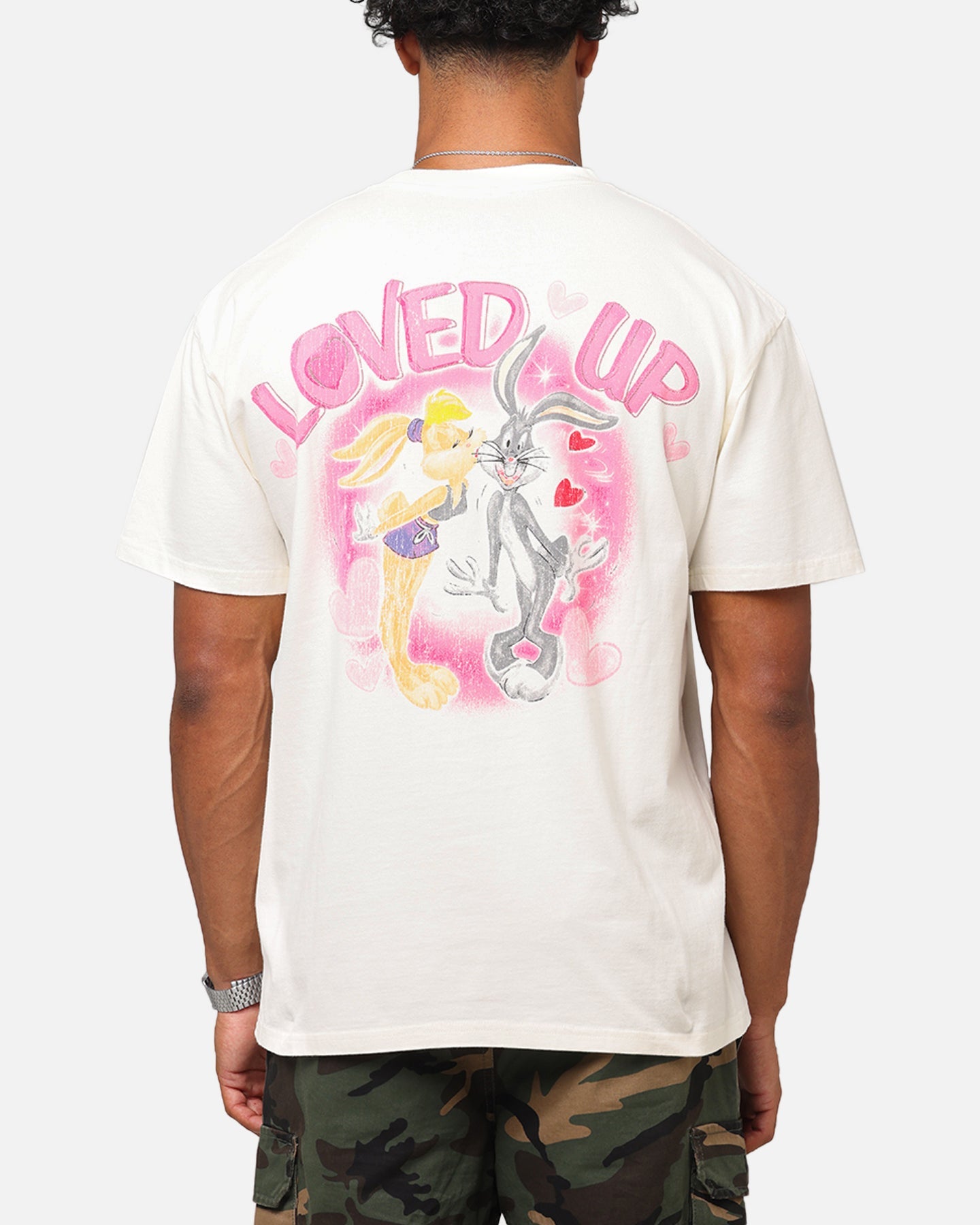 Goat Crew X Warner Bros. Looney Tunes In Love Looney Heavy T-Shirt Off White