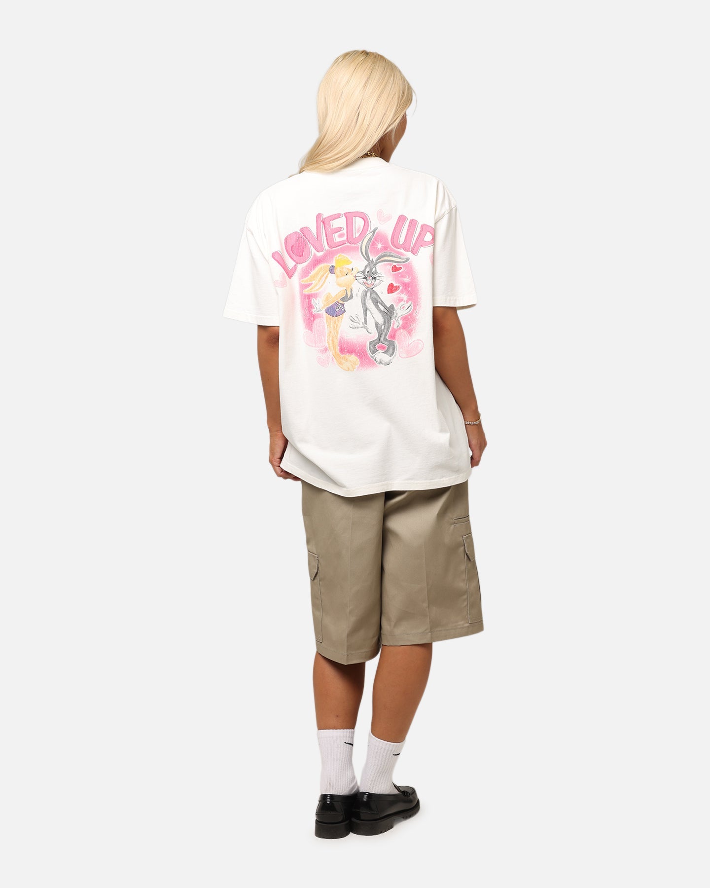 Goat Crew X Warner Bros. Looney Tunes In Love Looney Heavy T-Shirt Off White Style001