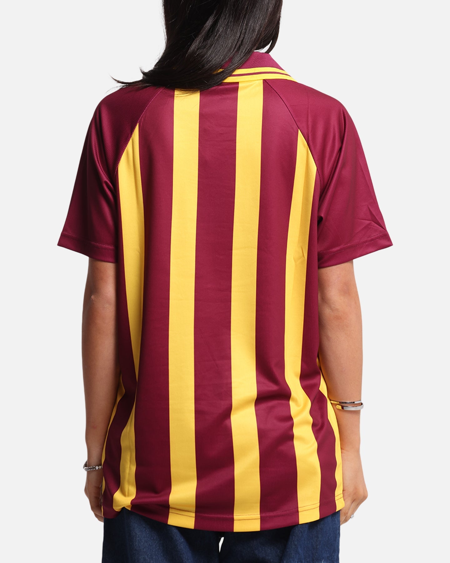 Bleacher Athletic Brisbane Broncos NRL 1908 Collared T-Shirt Official Team Colour Style001