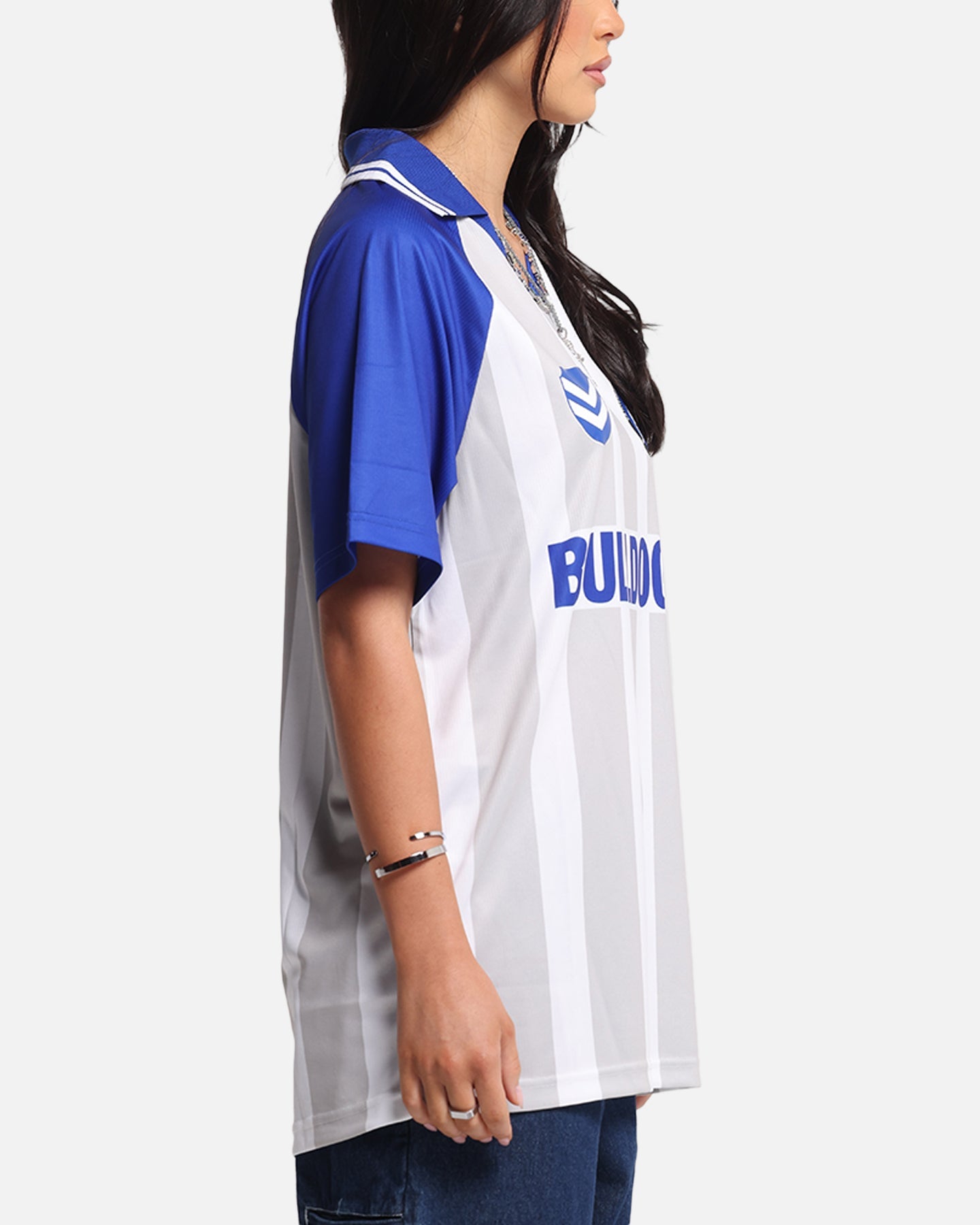 Bleacher Athletic Canterbury-Bankstown Bulldogs NRL 1908 Collared T-Shirt Official Team Colour Style001