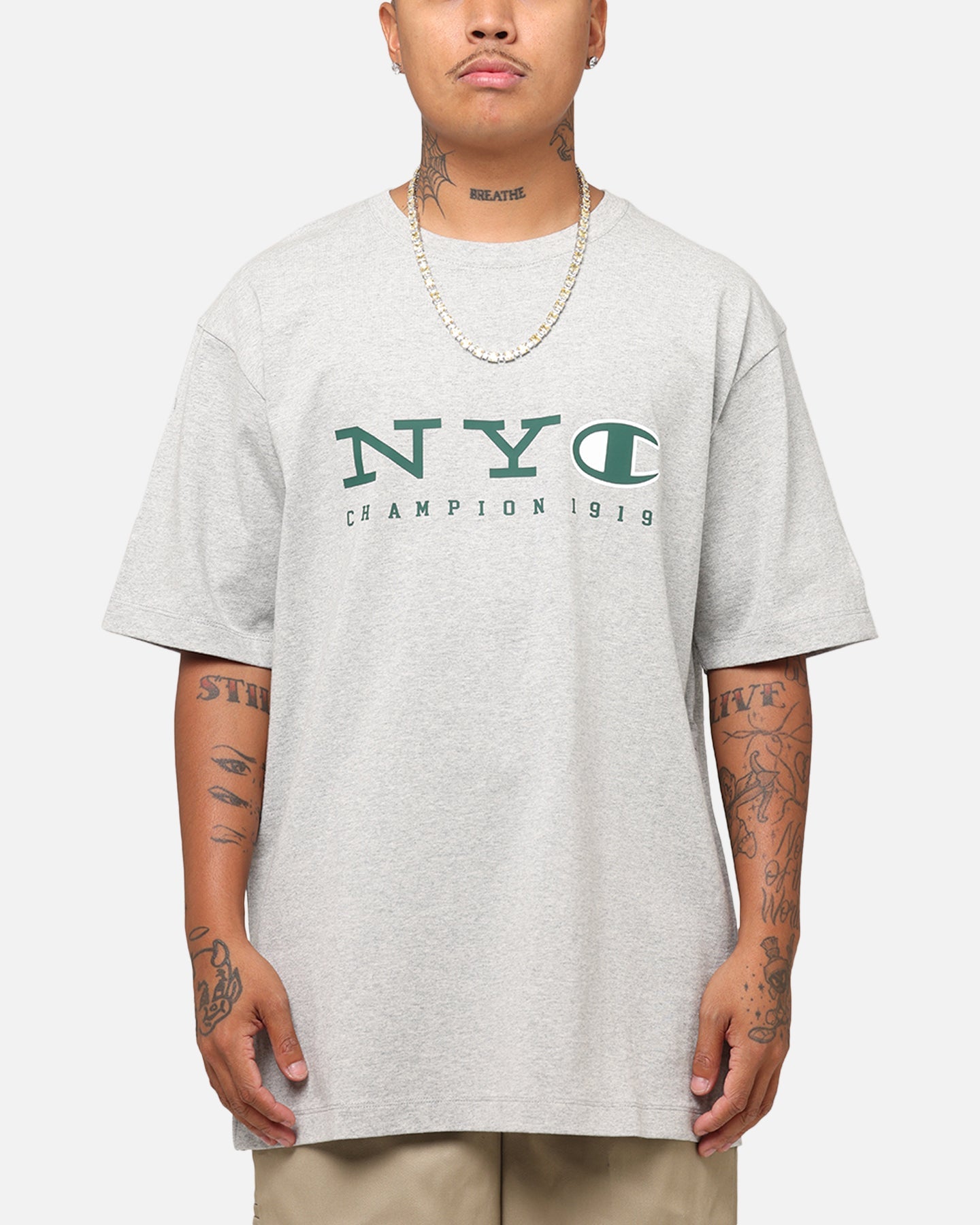 Champion Rochester Graphic T-Shirt Grey Style001