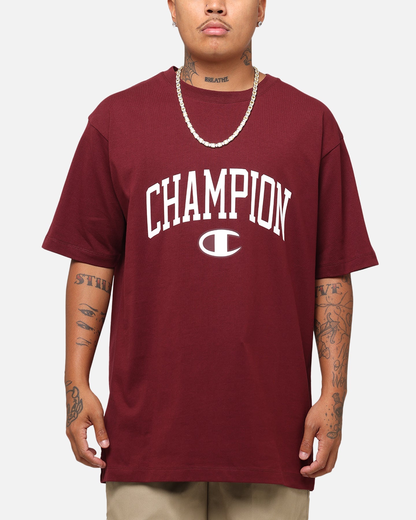 Champion Rochester Graphic T-Shirt Red Style001