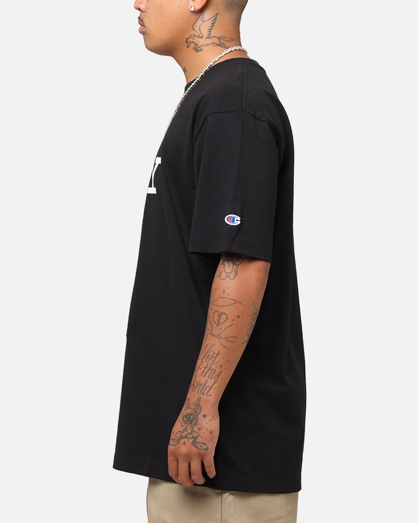 Champion Rochester Graphic T-Shirt Black Style002