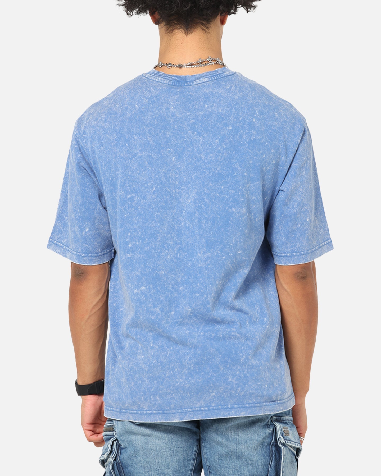 G-Star Acid Wash Boxy T-Shirt Blue
