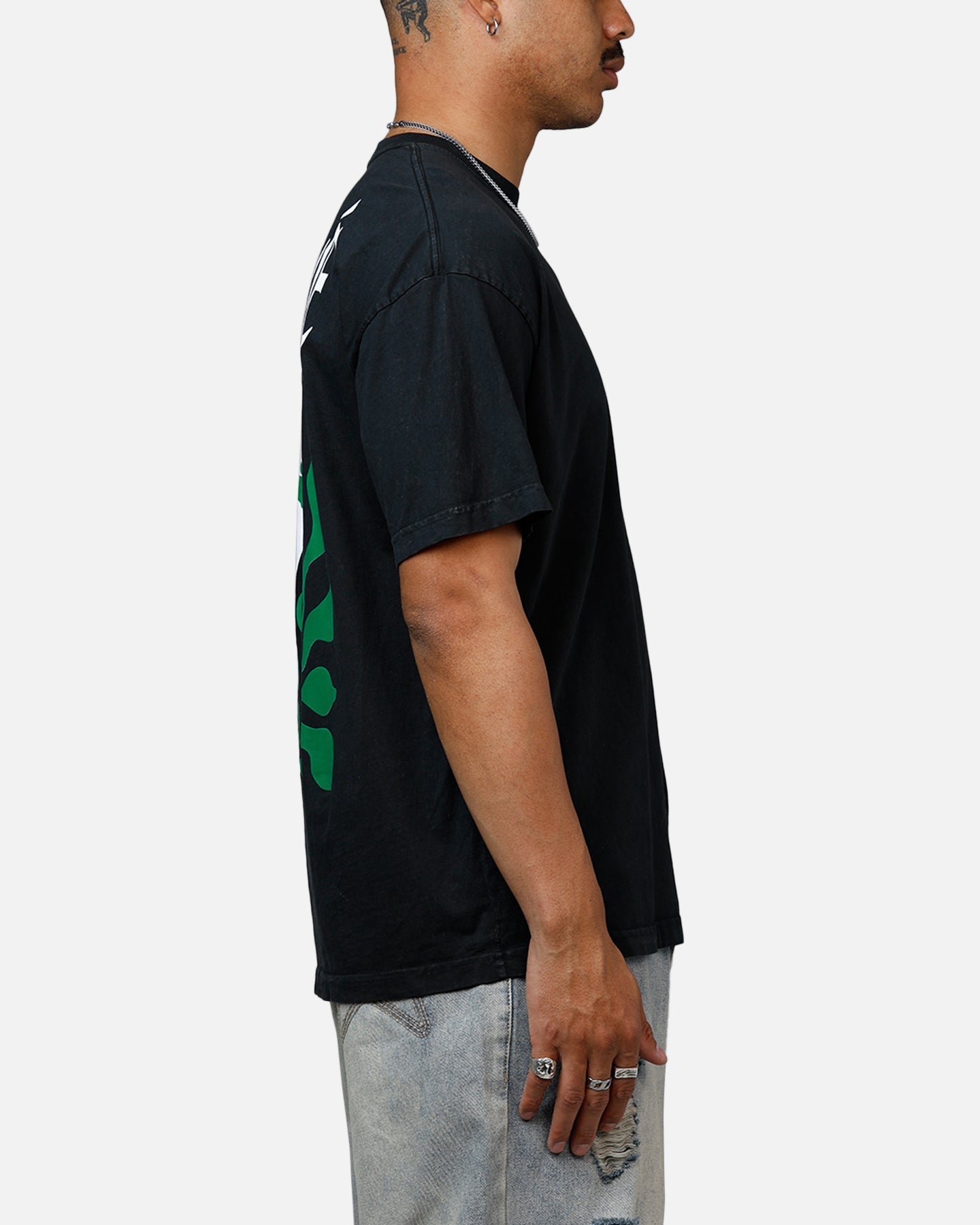 Carre Eternal Garden Heavyweight T-Shirt Black Acidwash