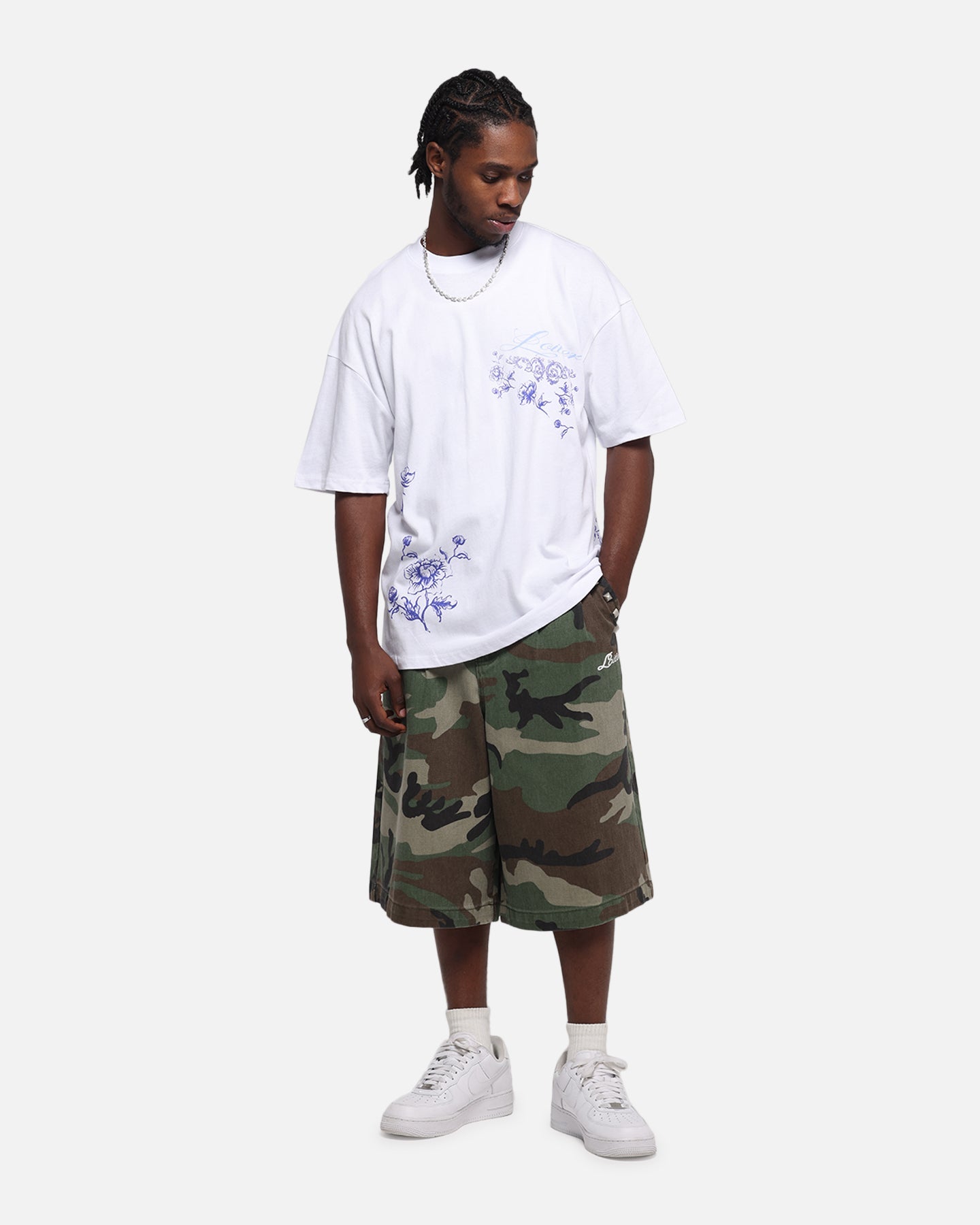 Loiter Fine China T-Shirt White Style002