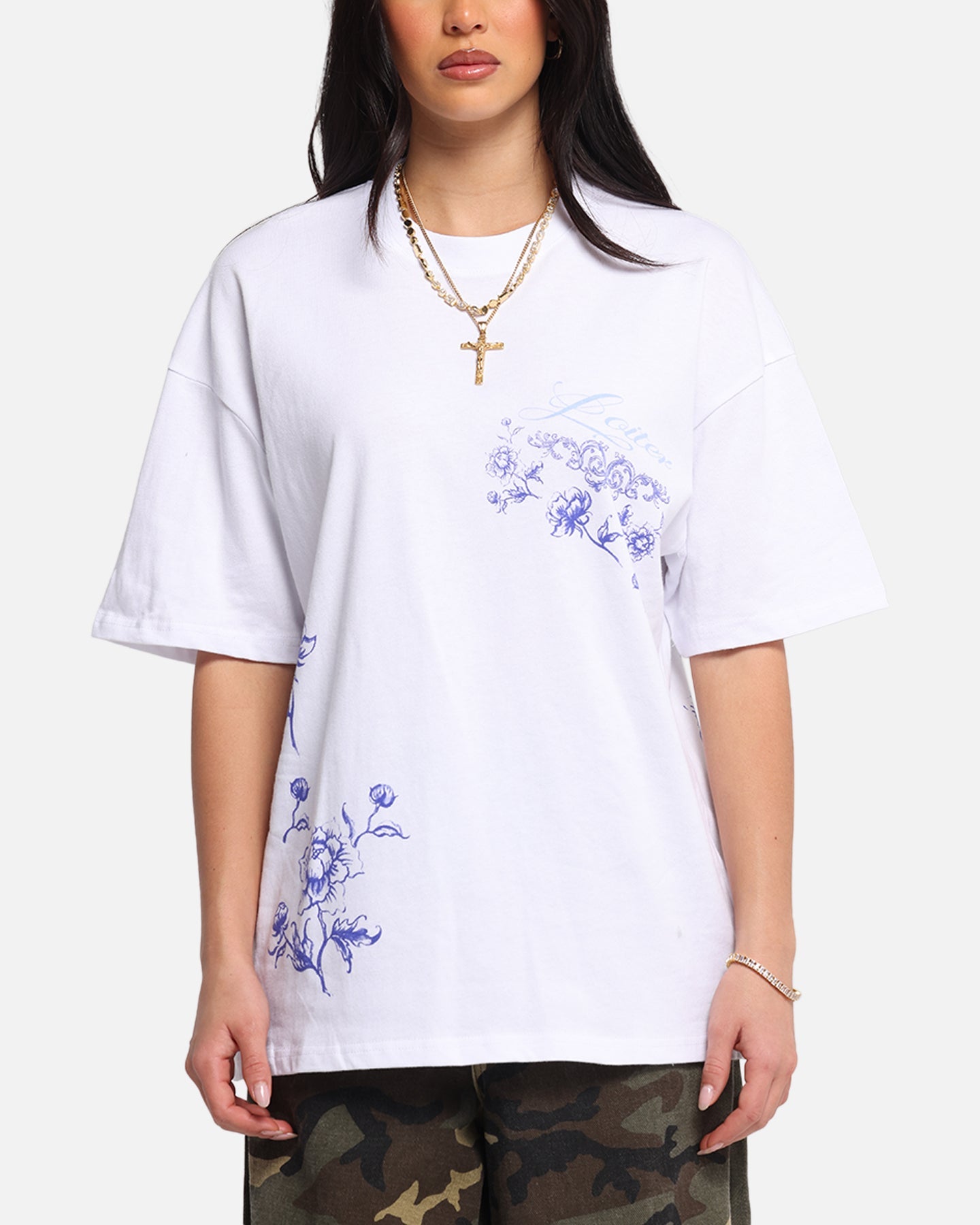 Loiter Fine China T-Shirt White Style003