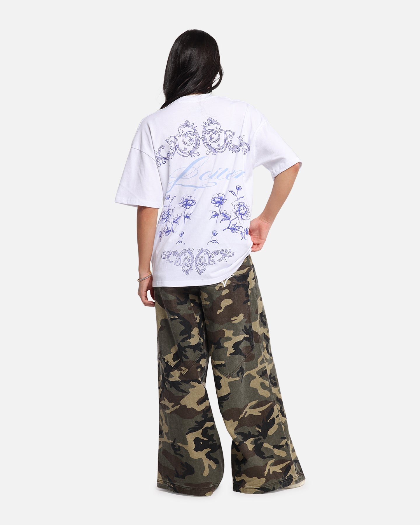 Loiter Fine China T-Shirt White Style003