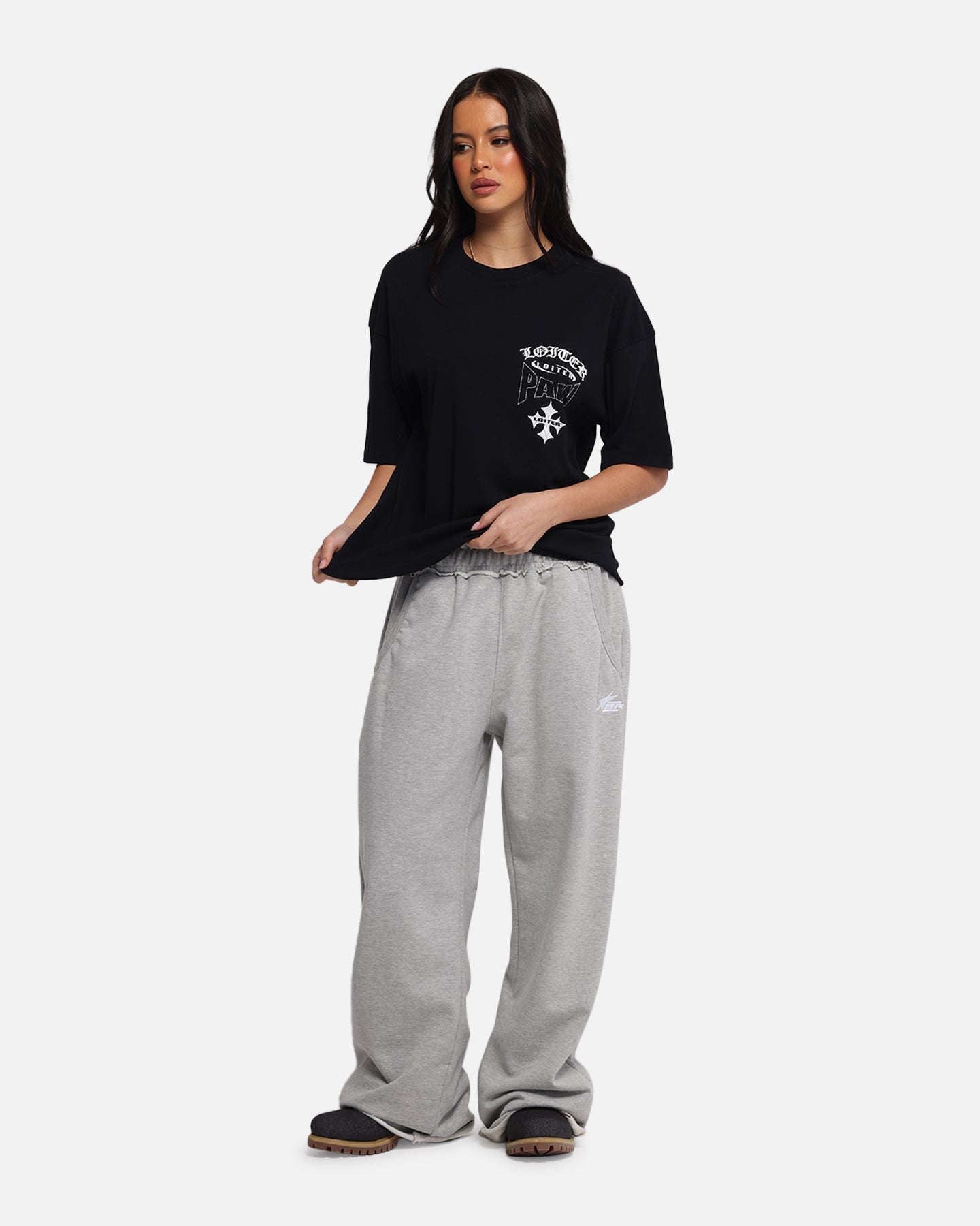 Loiter Inner Pain T-Shirt Black Style001