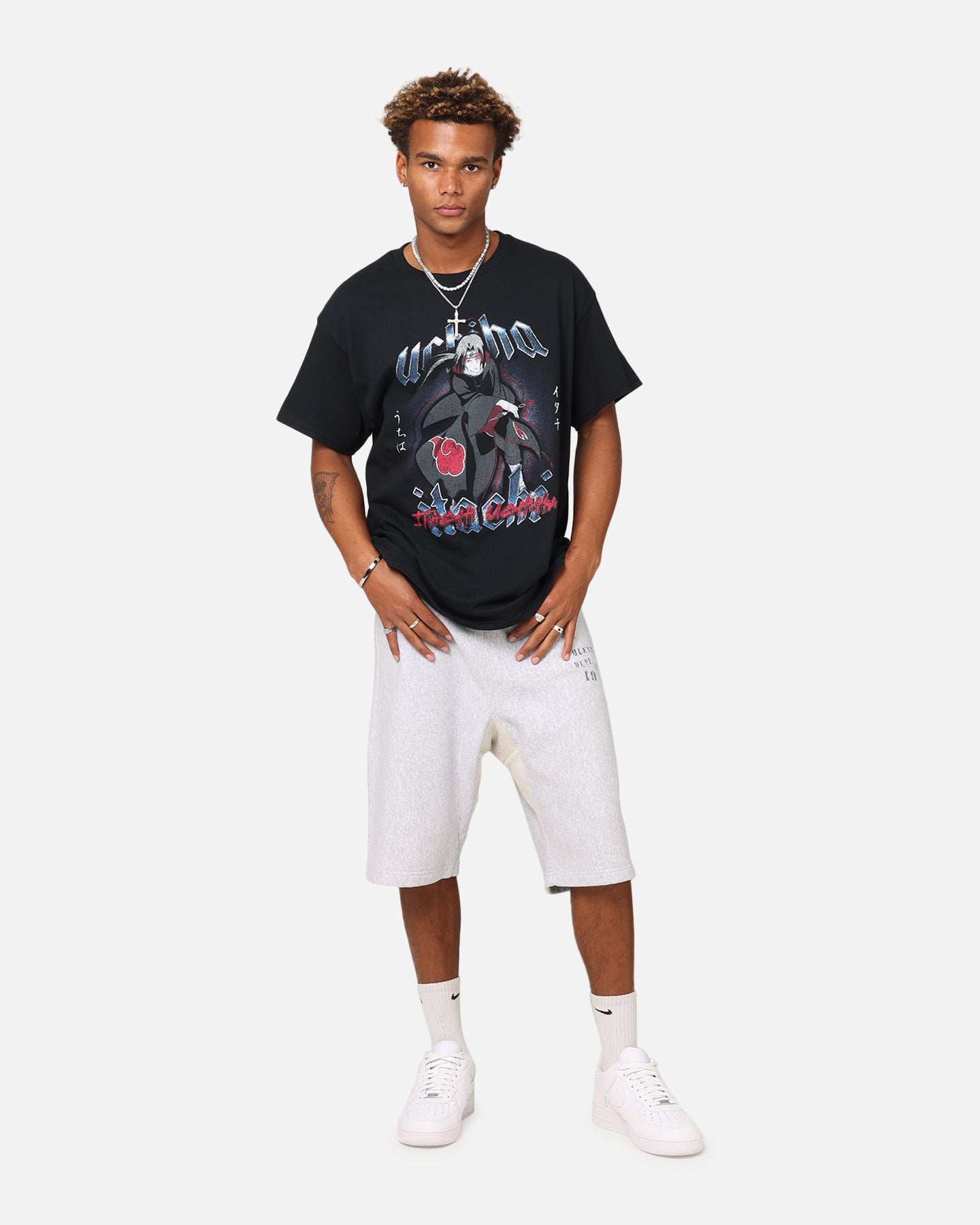 Goat Crew X Naruto Itachi Uchiha T-Shirt Black