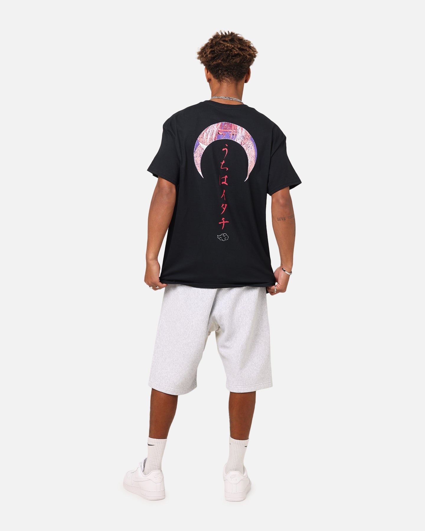 Goat Crew X Naruto Itachi Uchiha T-Shirt Black