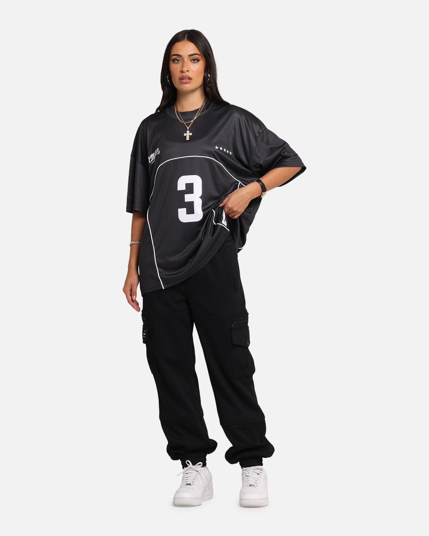 Carre Trainer T-Shirt Black Style001