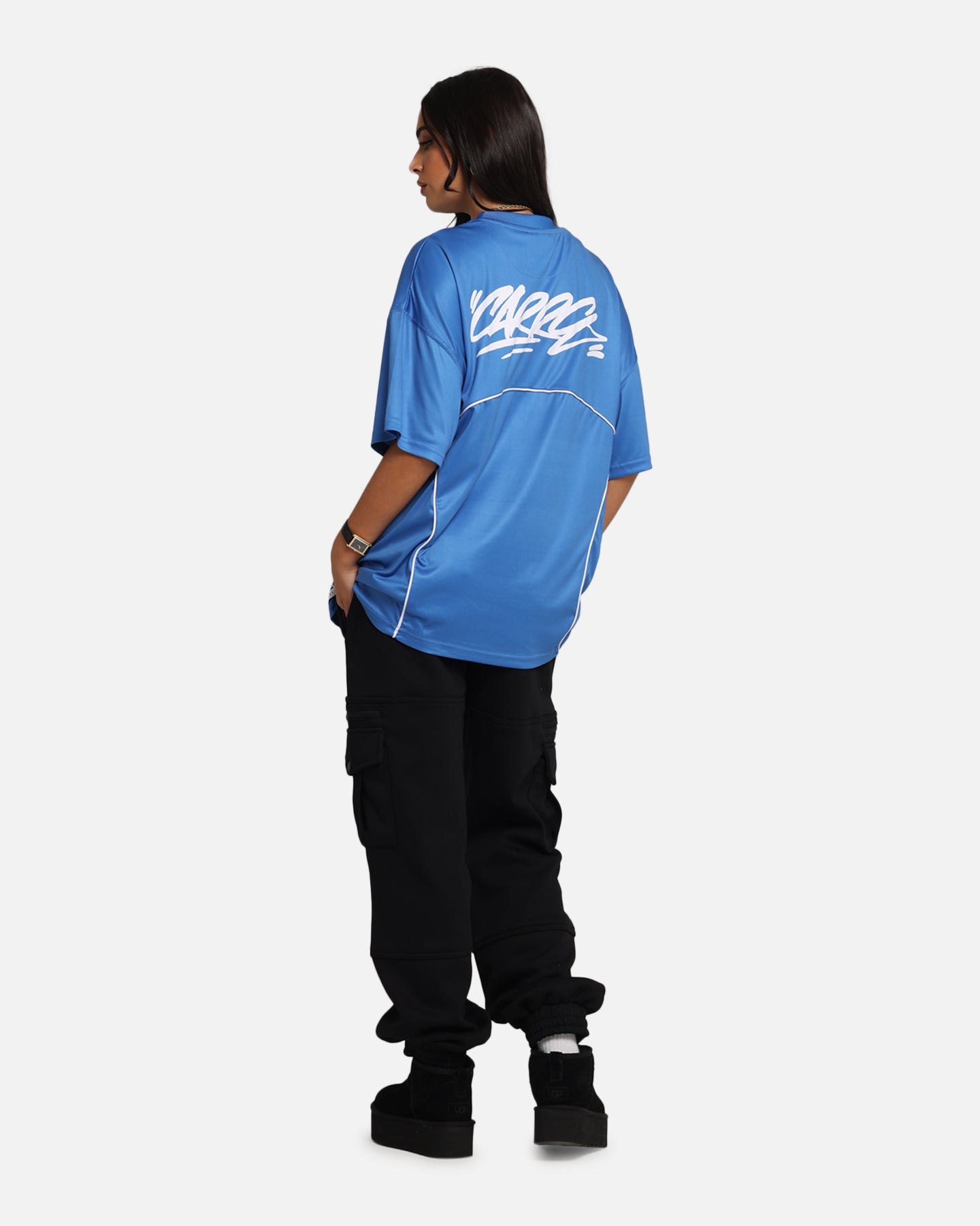 Carre Trainer T-Shirt Blue Style001