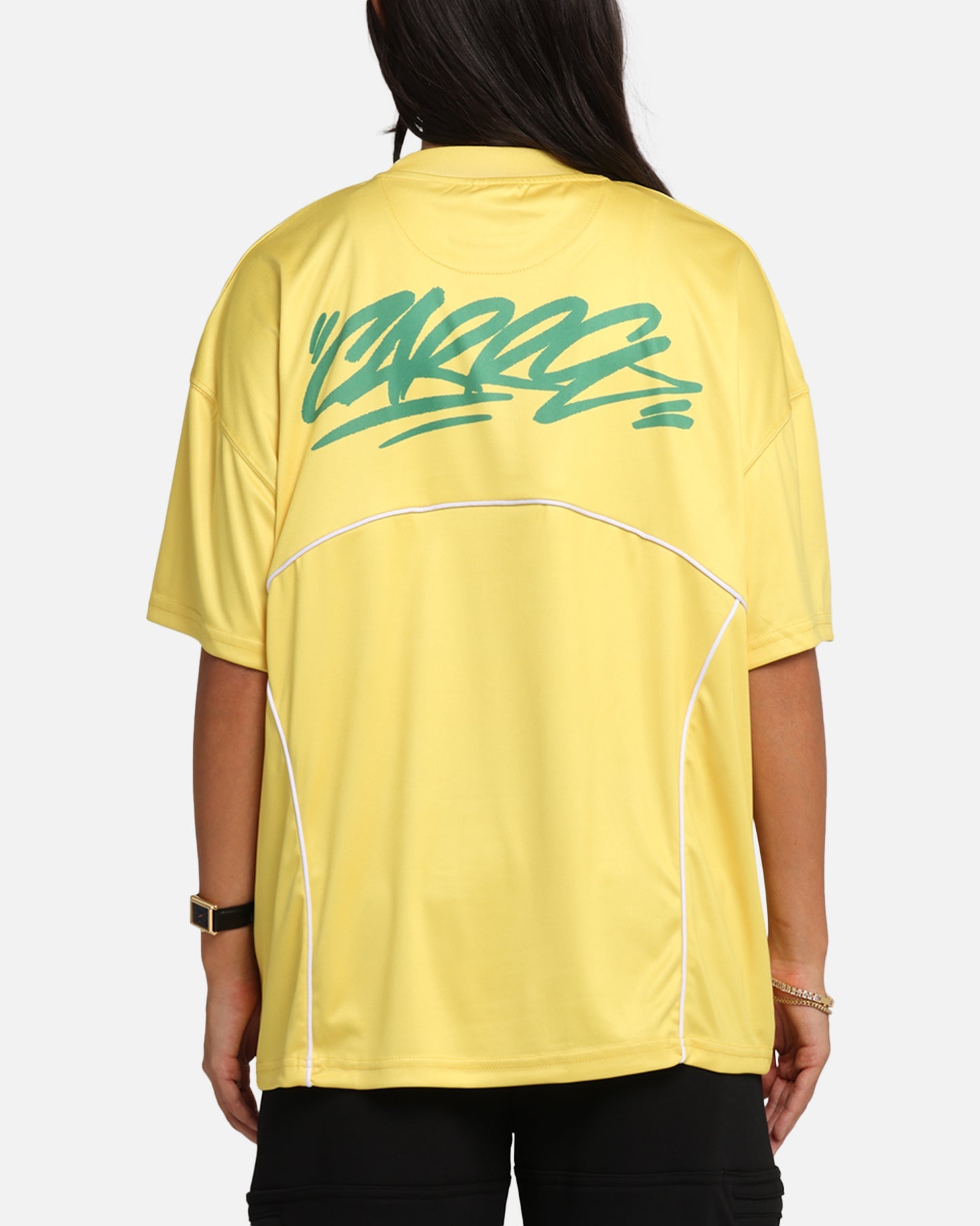 Carre Trainer T-Shirt Yellow/Green Style001
