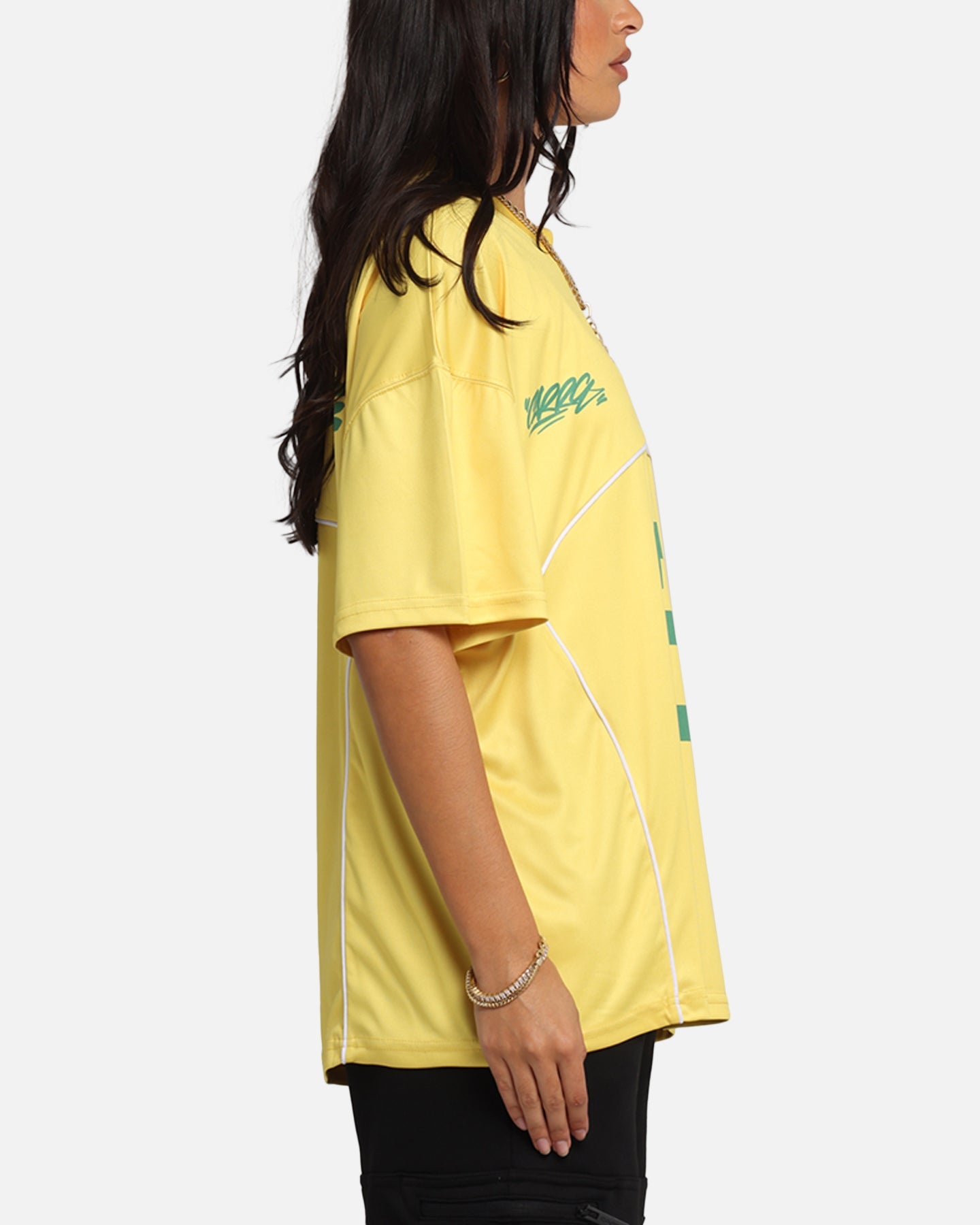 Carre Trainer T-Shirt Yellow/Green Style001