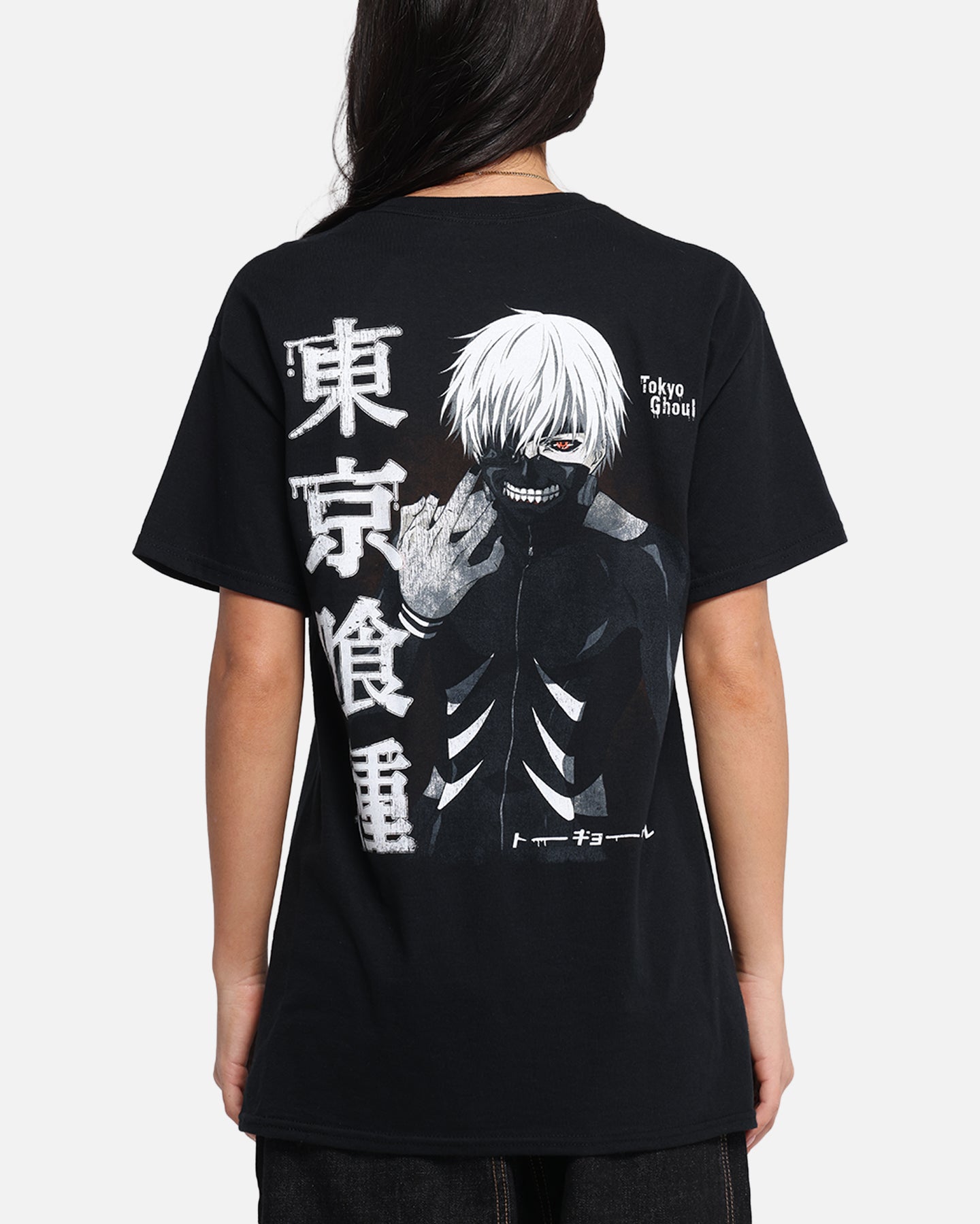 Goat Crew X Tokyo Ghoul Kaneki T-Shirt Black Style001