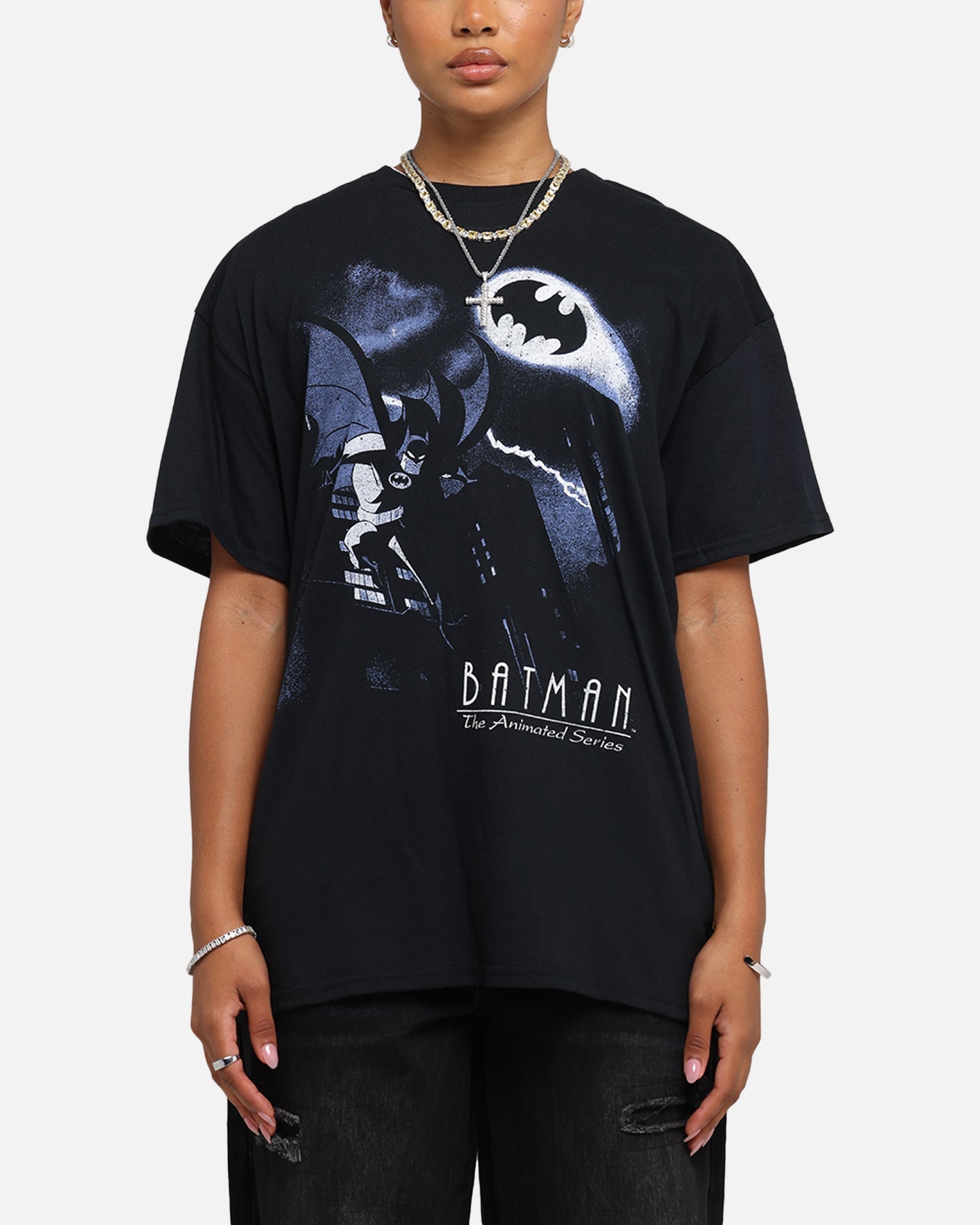 American Thrift X DC Batman The Animated Series T-Shirt Black Style001