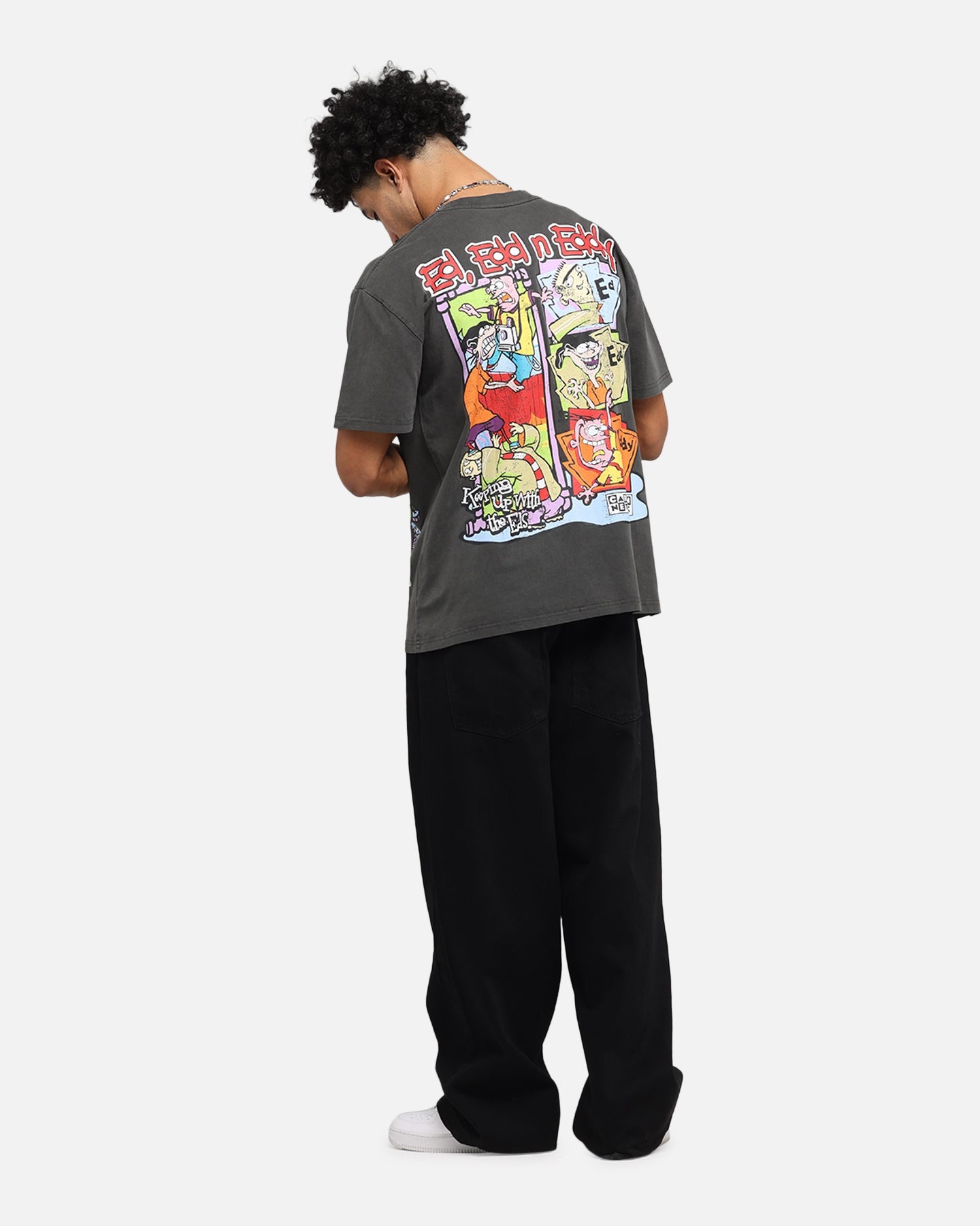 American Thrift X Cartoon Network Ed Edd N Eddy Heavy T-Shirt Black Wash