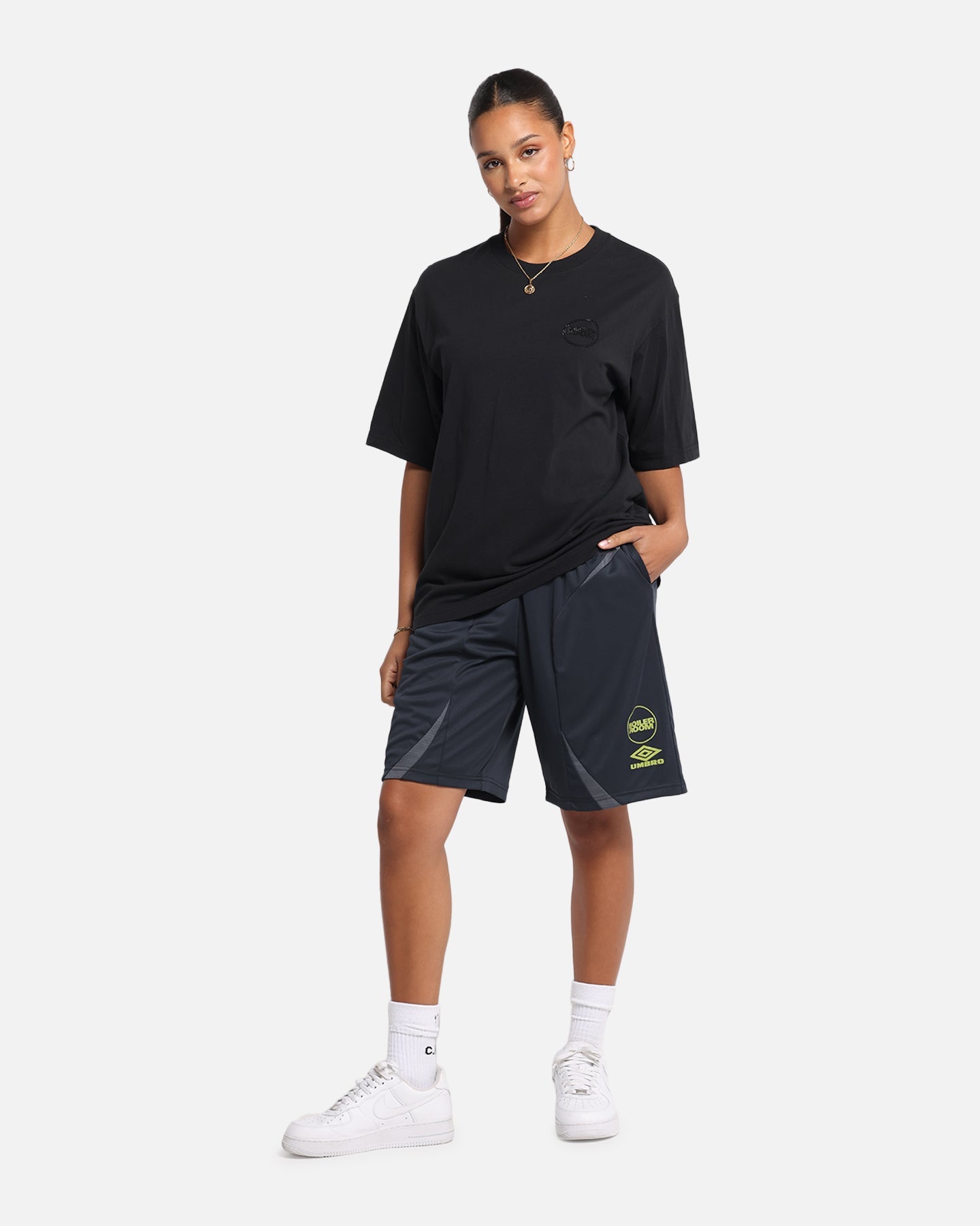 Boiler Room Rhiinestone T-Shirt Black Style001