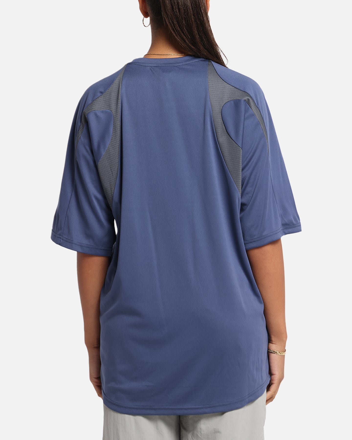 Boiler Room X Umbro Football Jersey T-Shirt Blue Style001