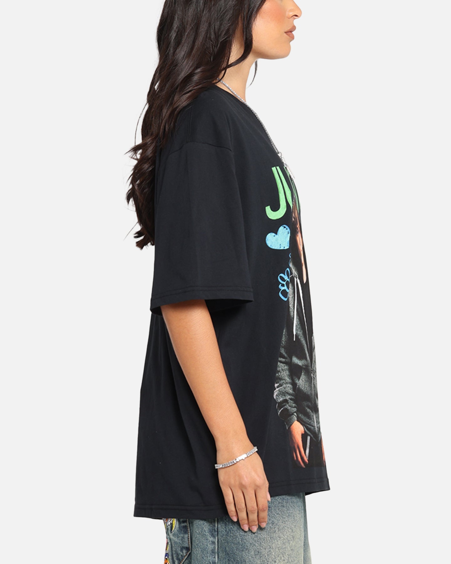 Justin Bieber Bieber T-Shirt Black Style001